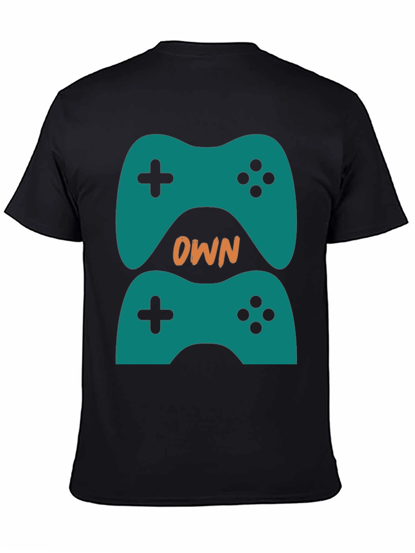 Black Own the Game T-Shirt - Gamer Style Tee view 4