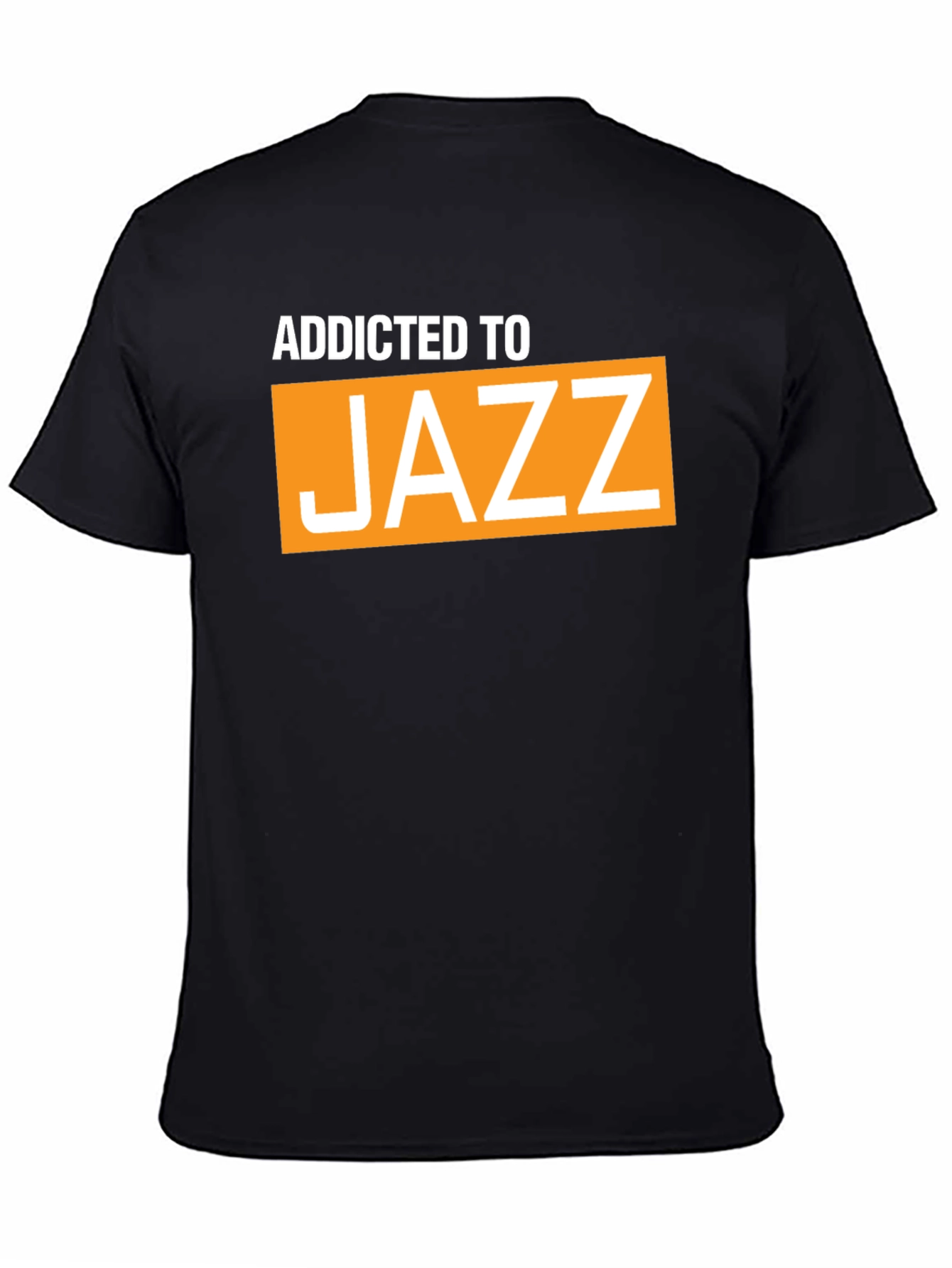 Black Addicted To Jazz Graphic T-Shirt view 4