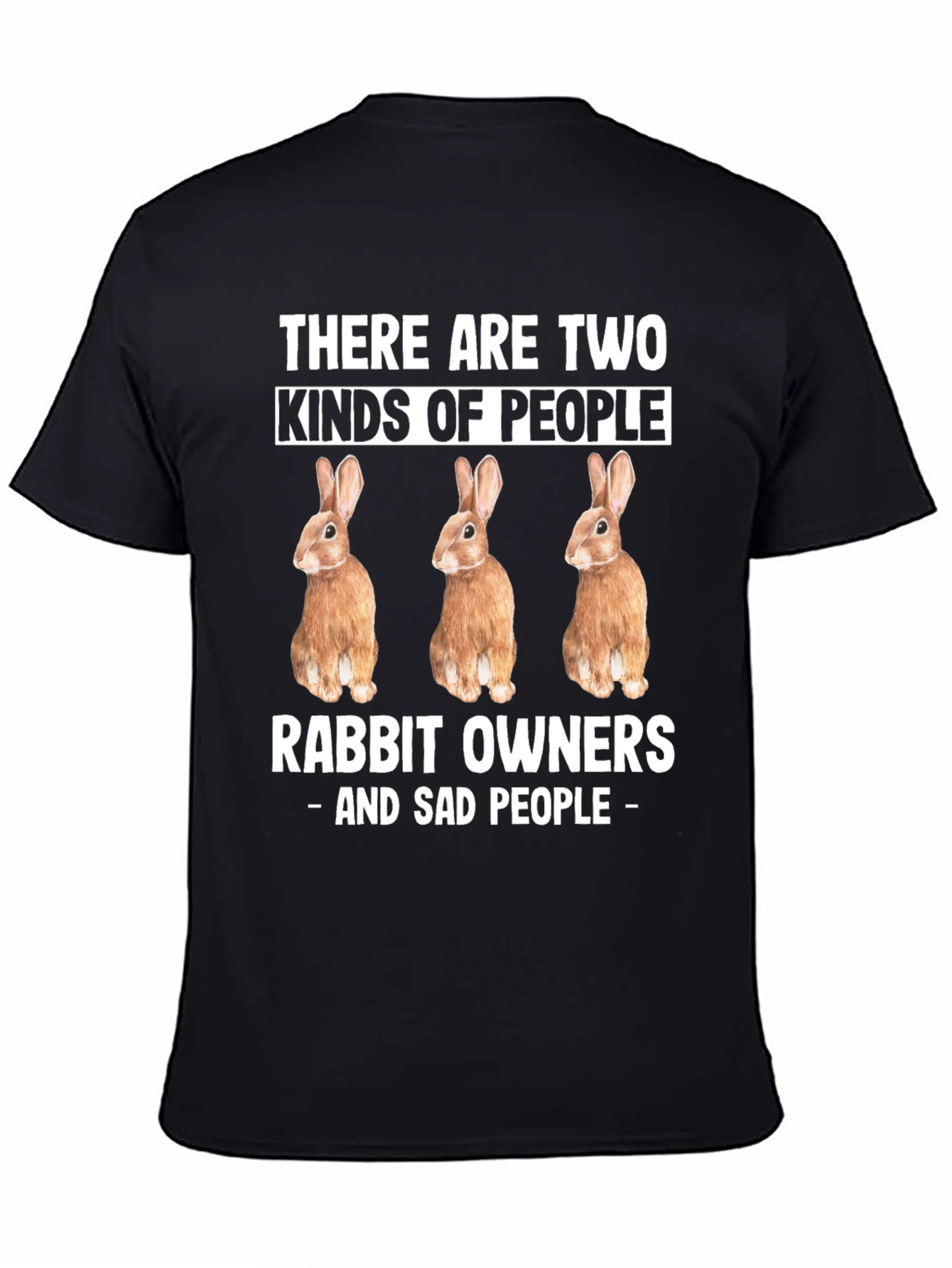 Black Rabbit Owners - T-Shirt, Funny Novelty Tee view 4