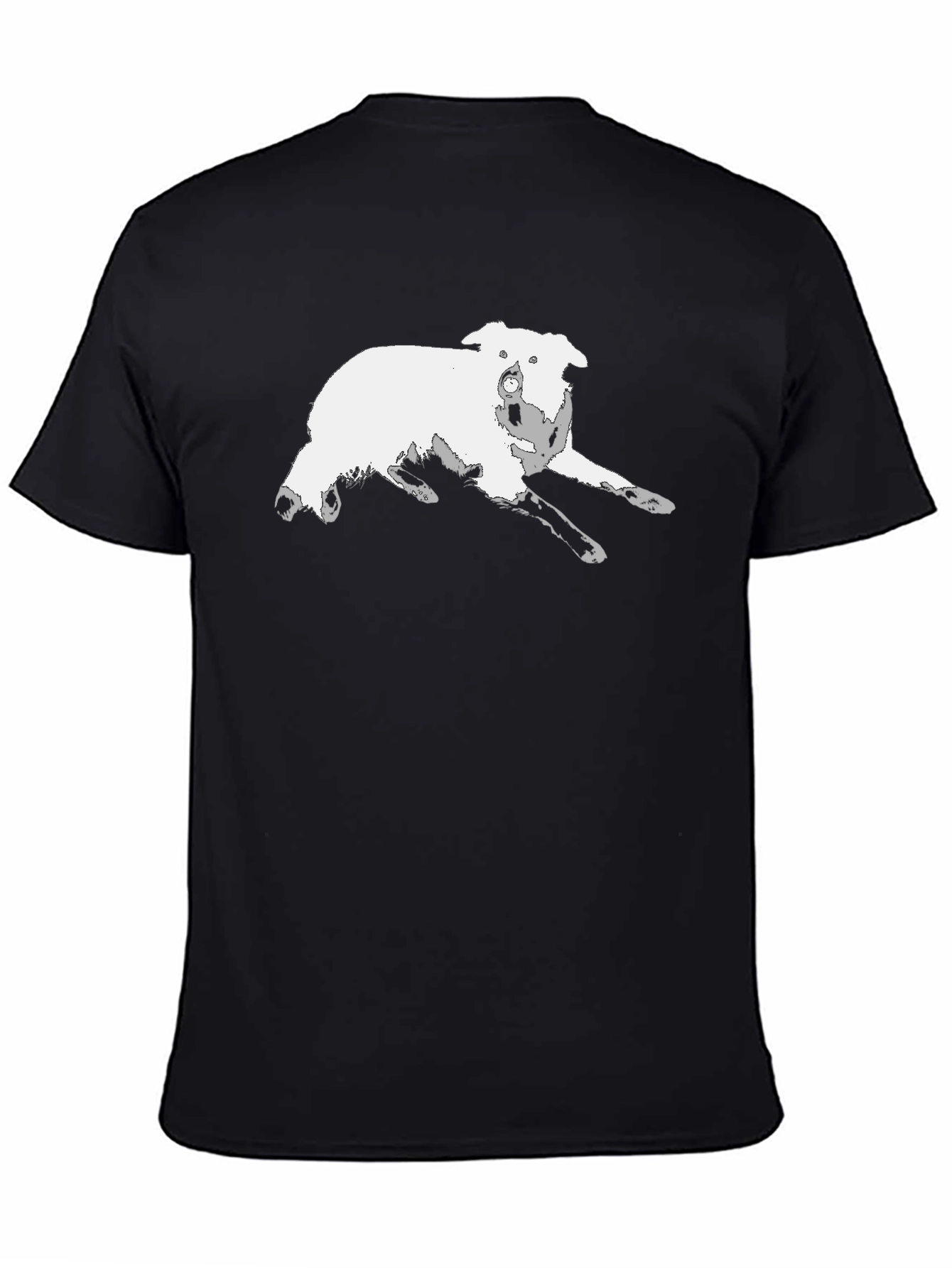 Black Dog Graphic Black T-Shirt view 4
