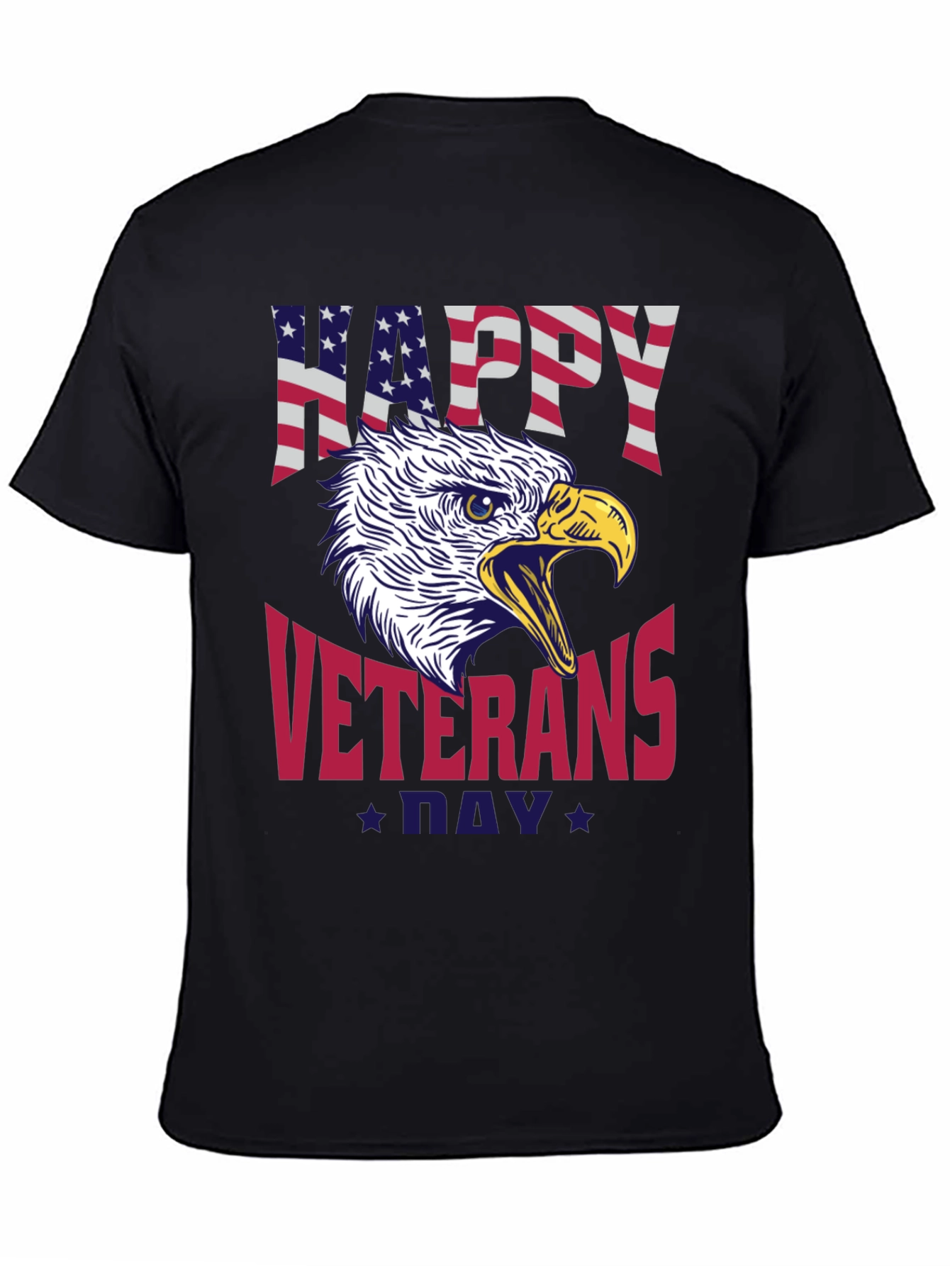 Happy Veterans Day Eagle Graphic Tee - 4