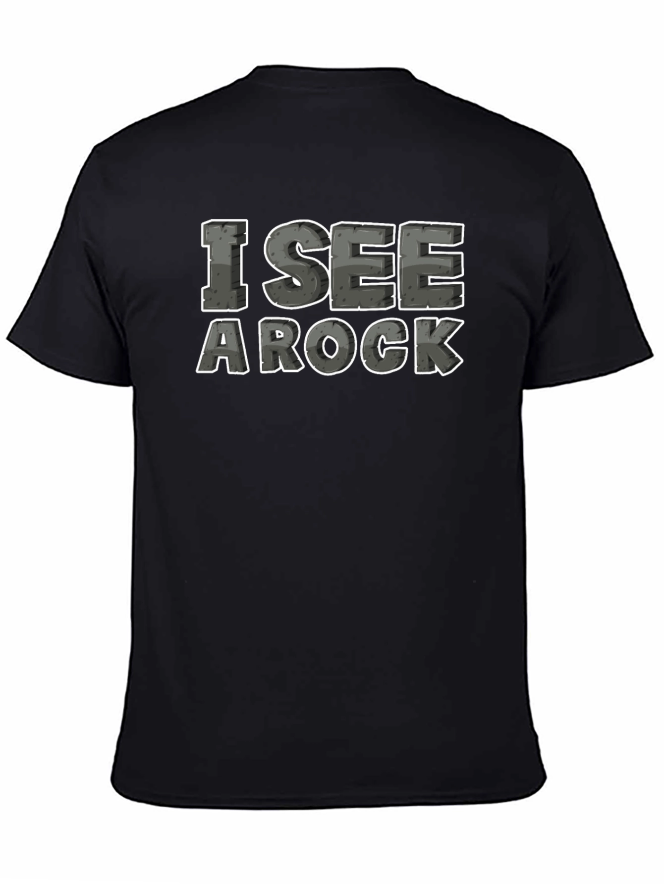 Black I See A Rock T-Shirt Funny Geology Geologist Humor Tee view 4