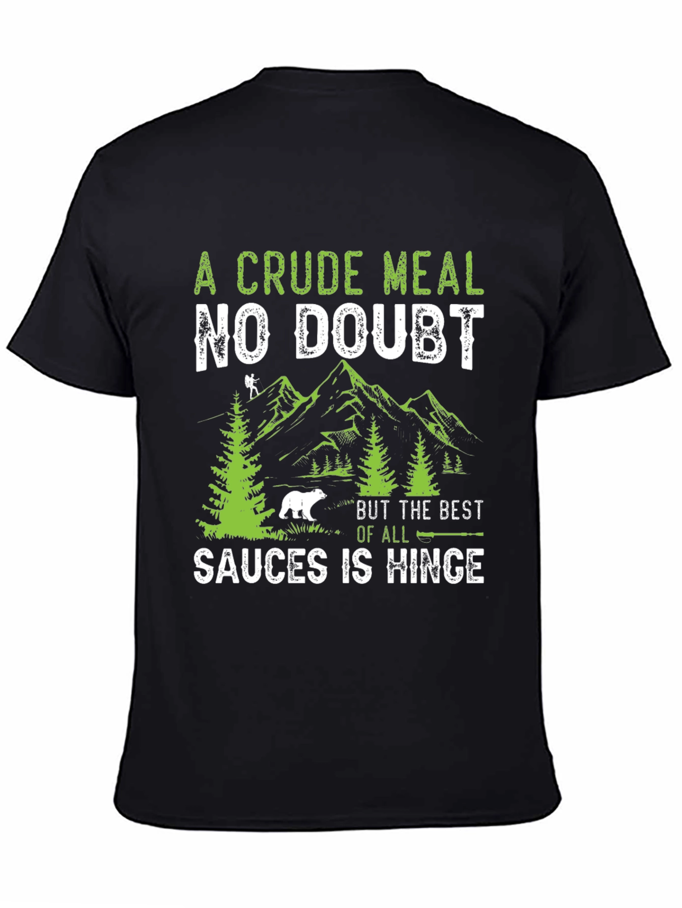 Black Crude Meal No Doubt T-Shirt view 4