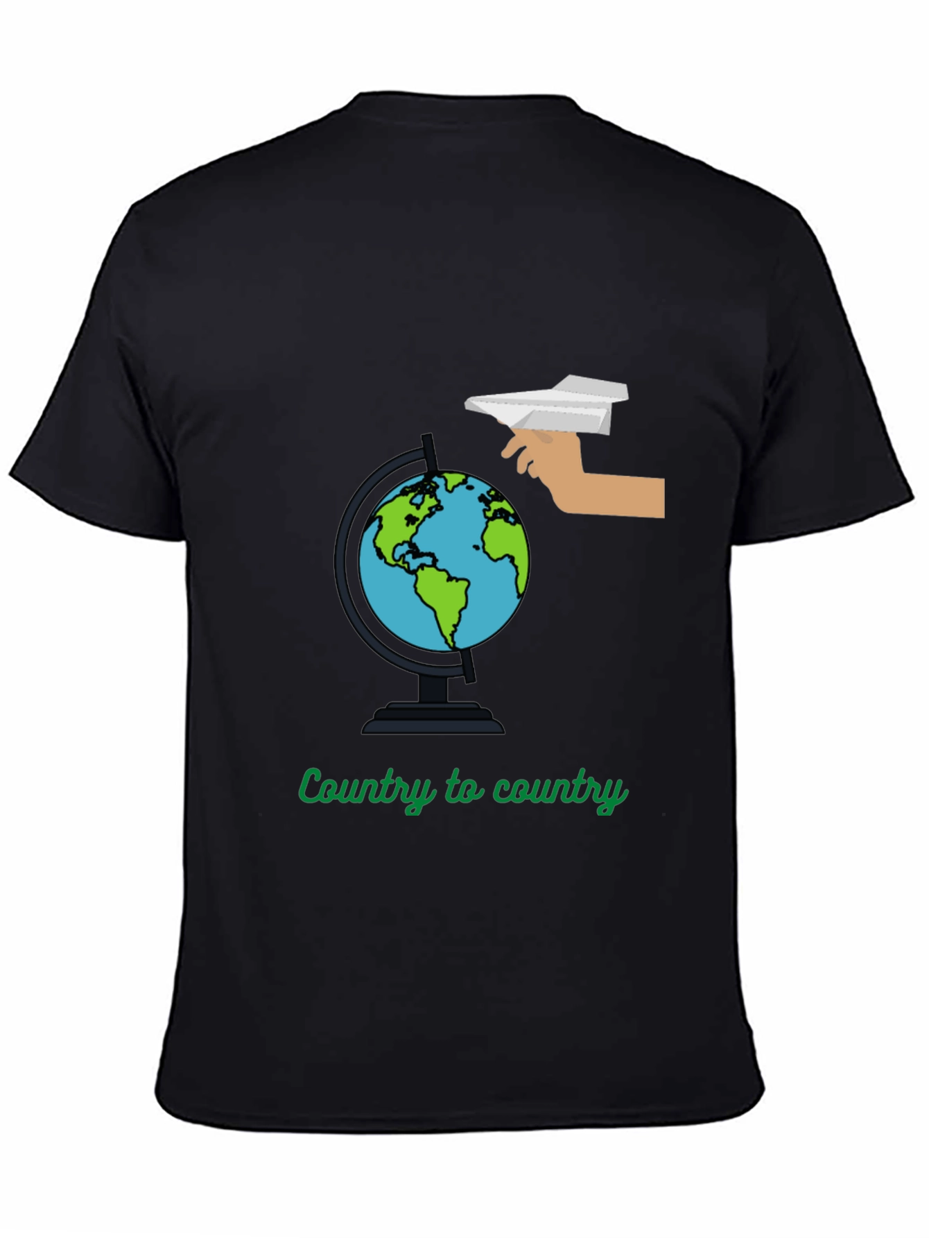 Country to Country Globe Graphic Tee - Travel T-Shirt - 4