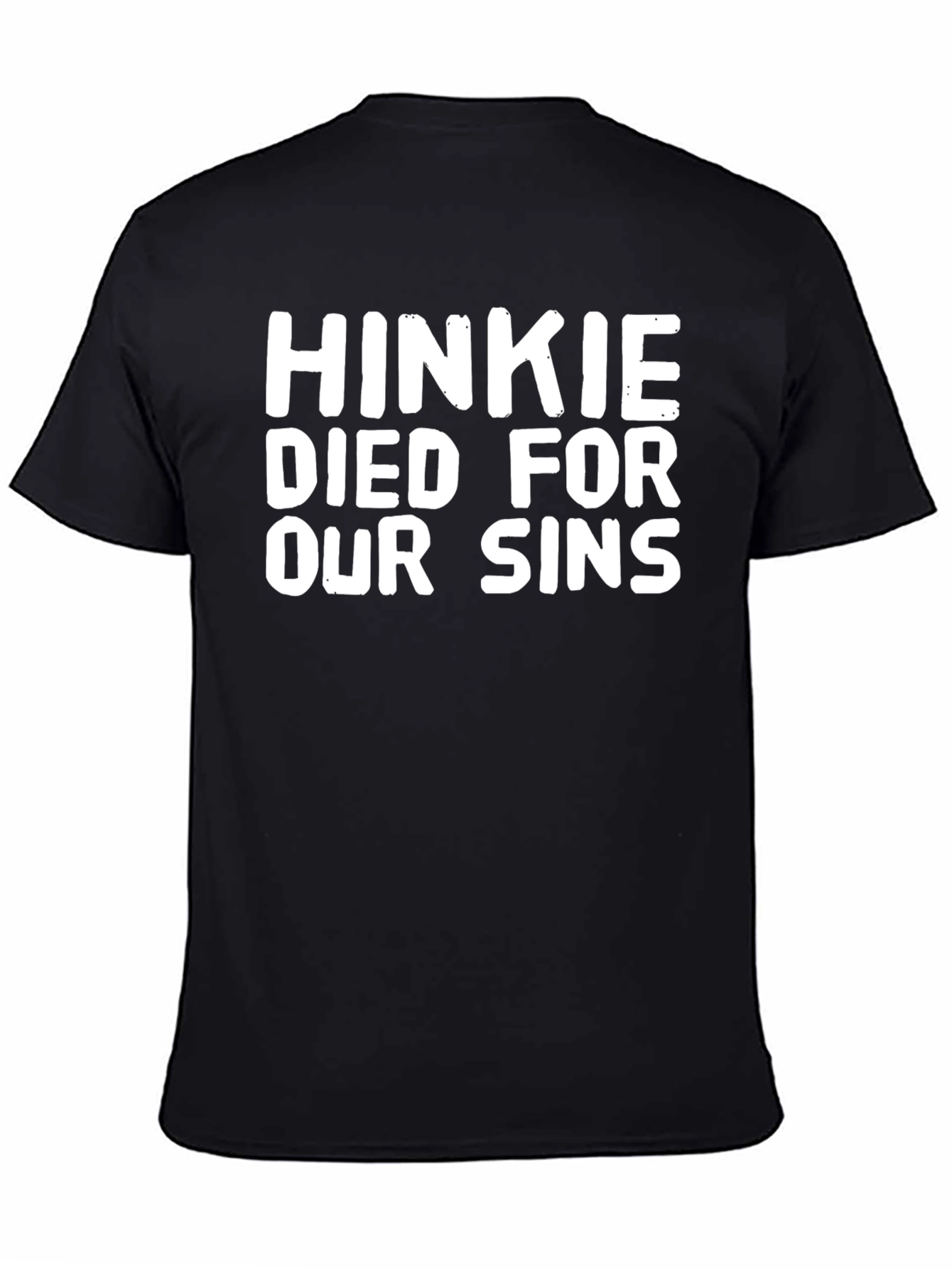 Black Hinkie Died For Our Sins Graphic Tee - Black view 4