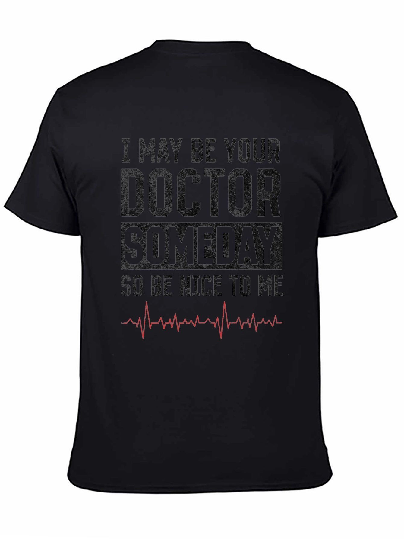 Black Future Doctor T-Shirt - Be Nice to Me! view 4