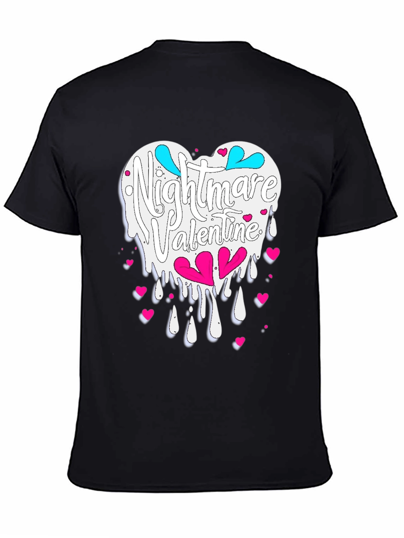 Black Nightmare Valentine T-Shirt view 4