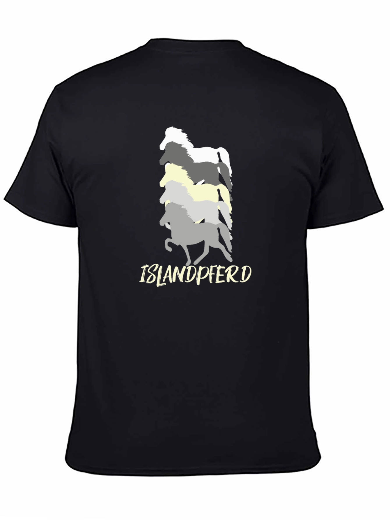 Islandpferd Horse Silhouette Graphic T-Shirt - 4