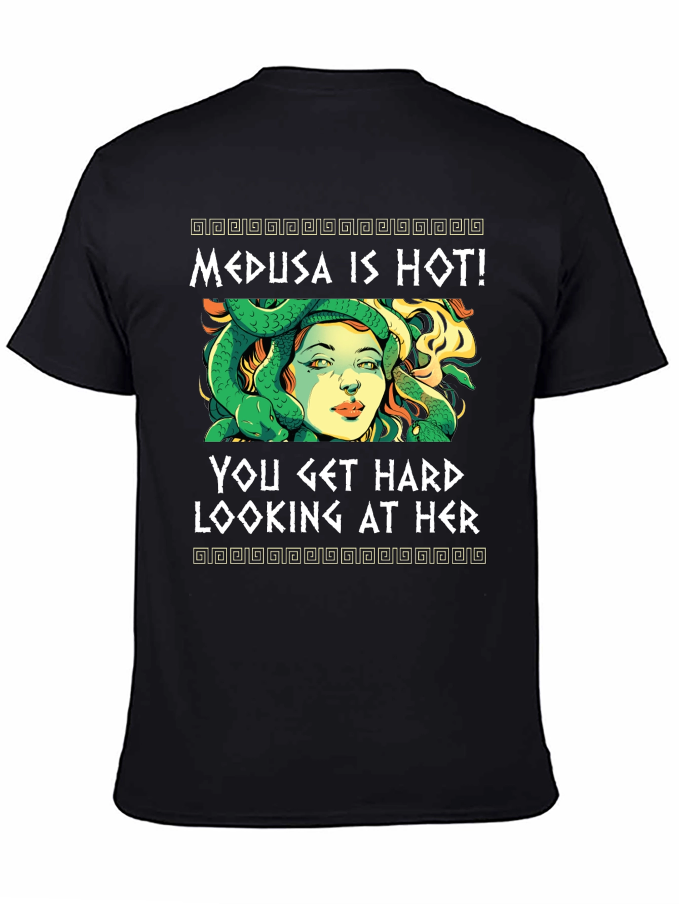Black Medusa is Hot! Graphic Tee view 4