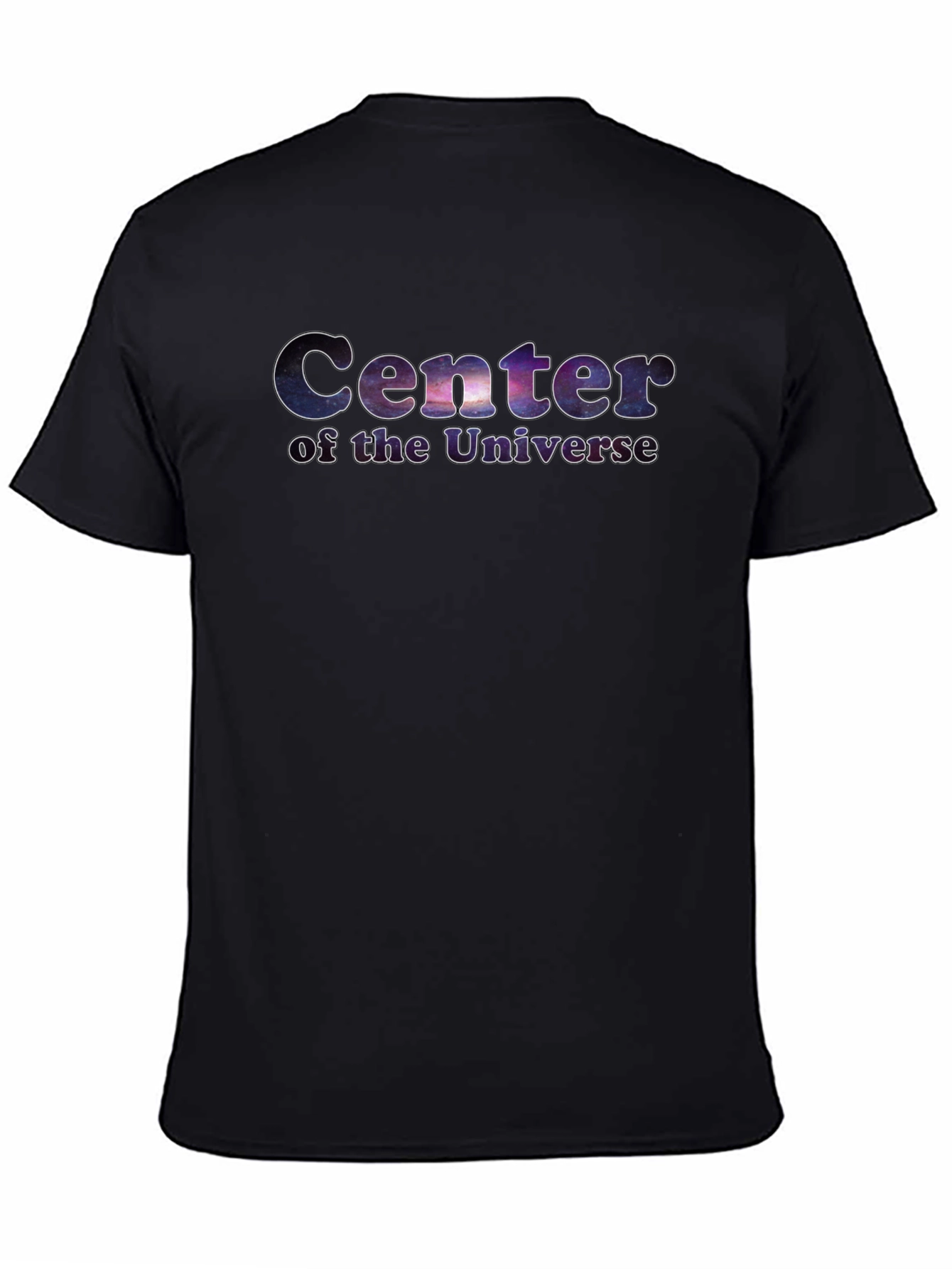 Black Center of the Universe Graphic Tee view 4