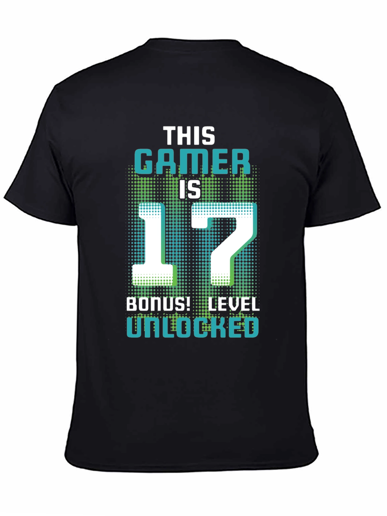 Black Level 17 Gamer T-Shirt - Birthday Bonus Unlocked view 4