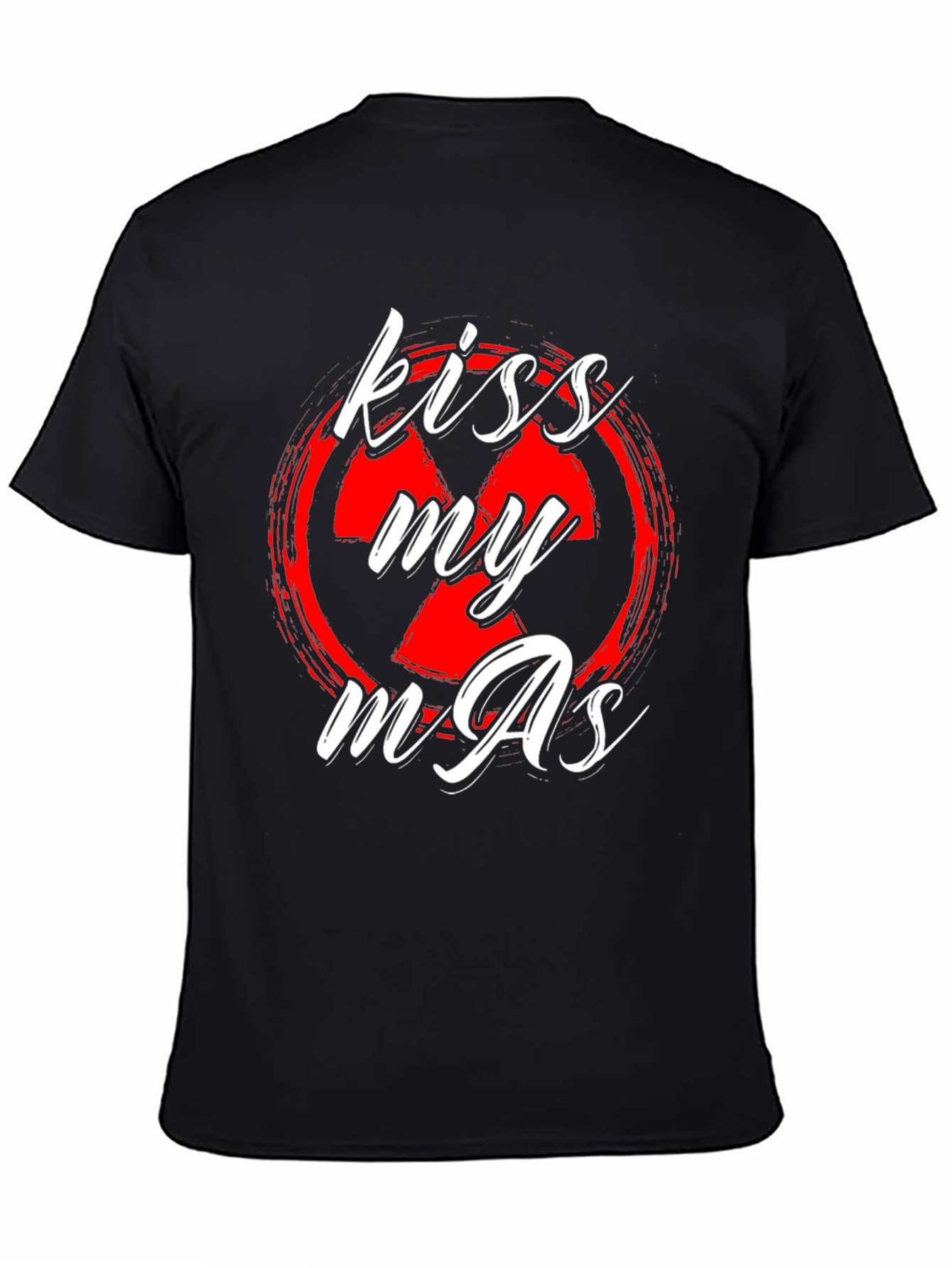 Black Kiss My AS T-Shirt - Black Novelty Tee view 4