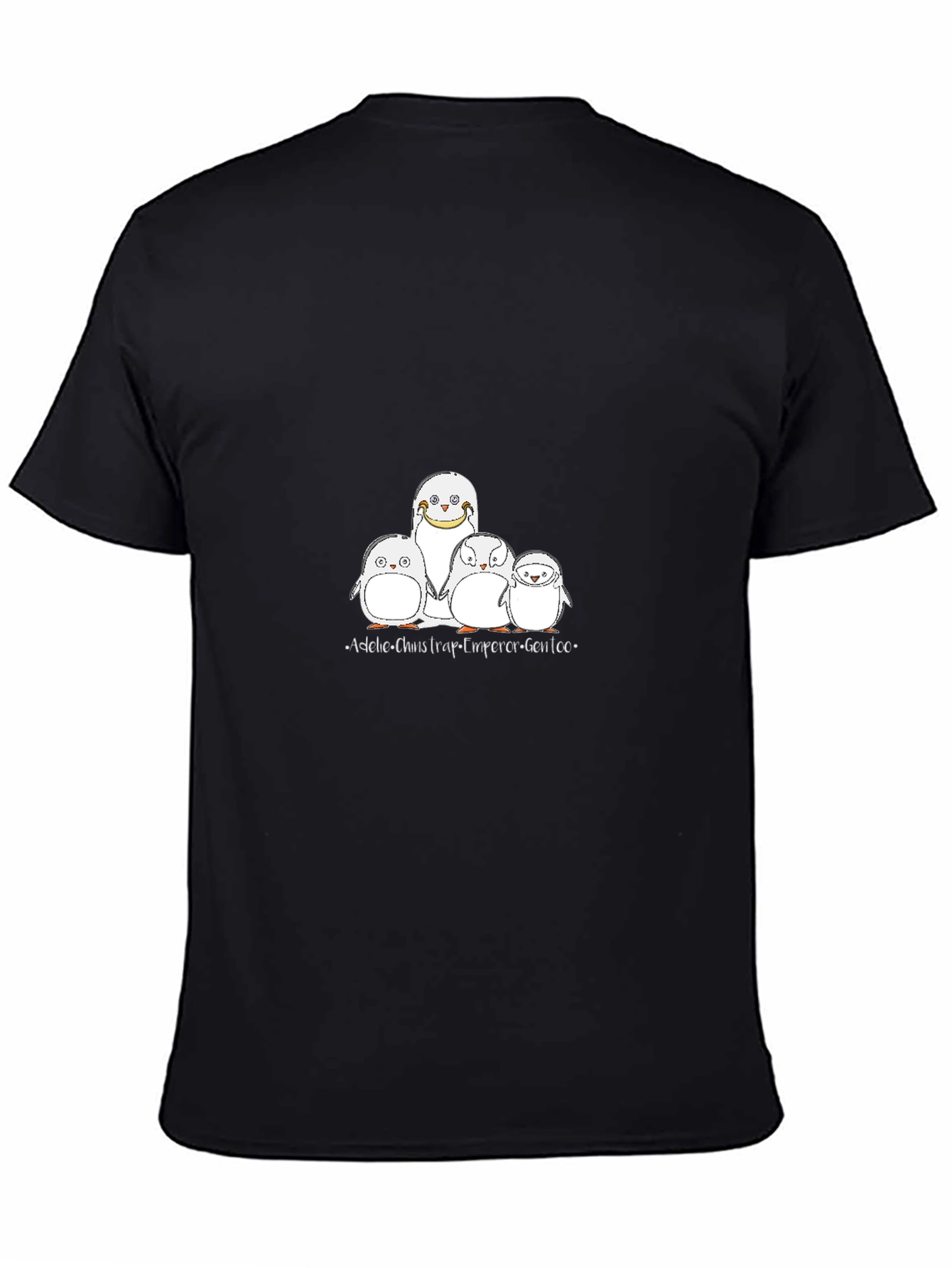 Black Penguin Family Graphic Tee view 4