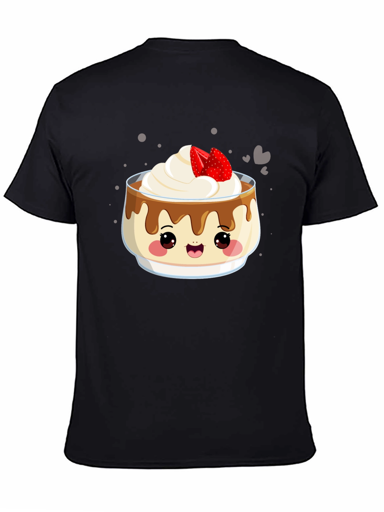 Black Kawaii Dessert T-Shirt: Sweet Treat Style! view 4