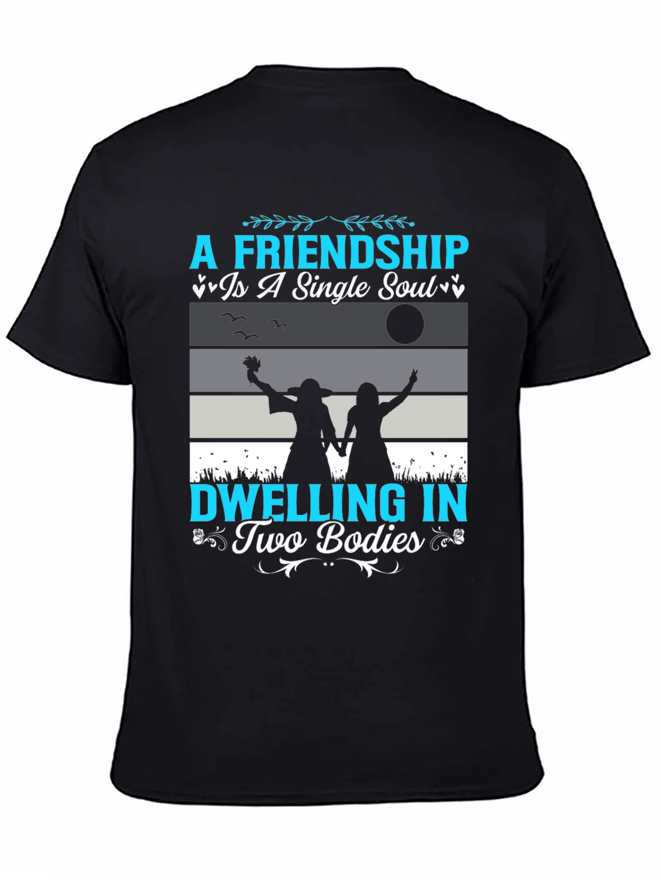 Black Friendship Soul Bodies T-Shirt view 4
