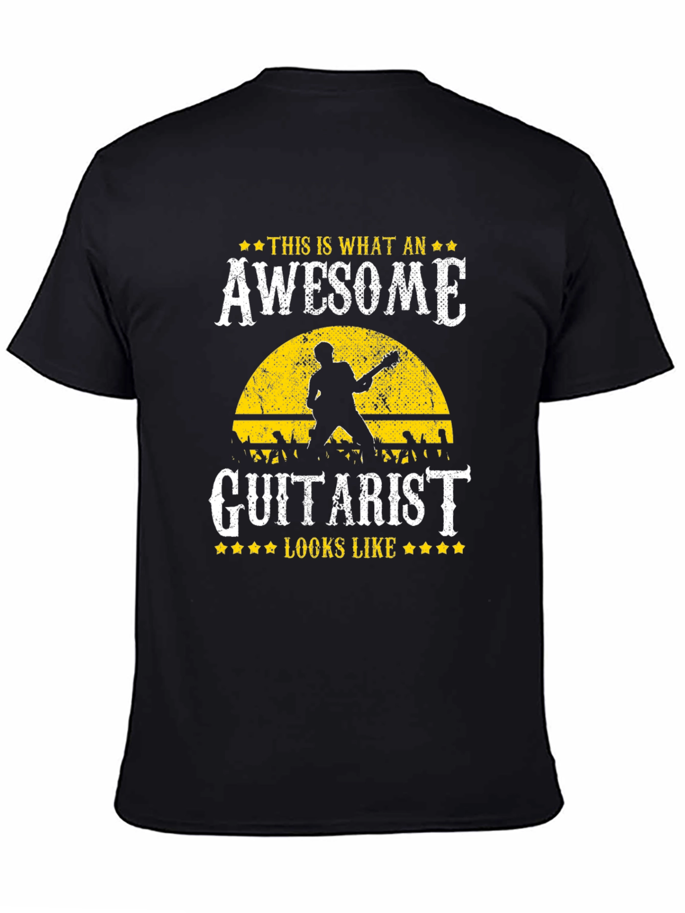 Awesome Guitarist Graphic T-Shirt - Music Lover Tee - 4