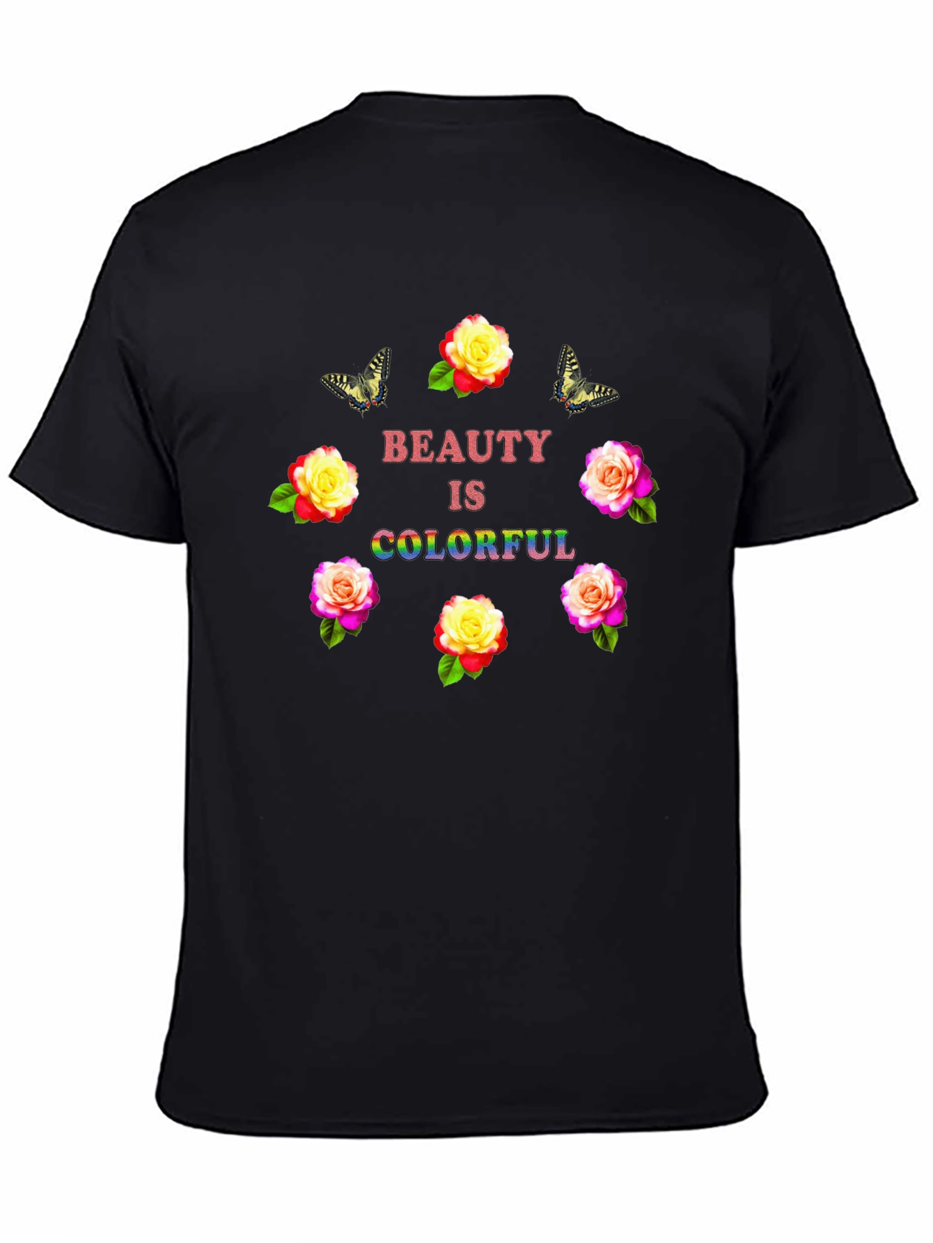 Black Beauty Is Colorful Graphic Tee view 4