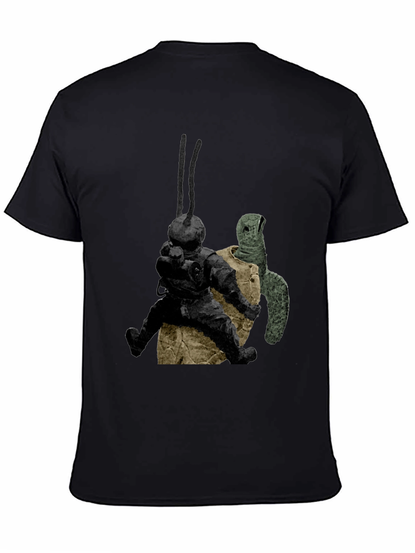 Black Diver & Turtle Graphic Tee - Unique Design, Soft Cotton view 4