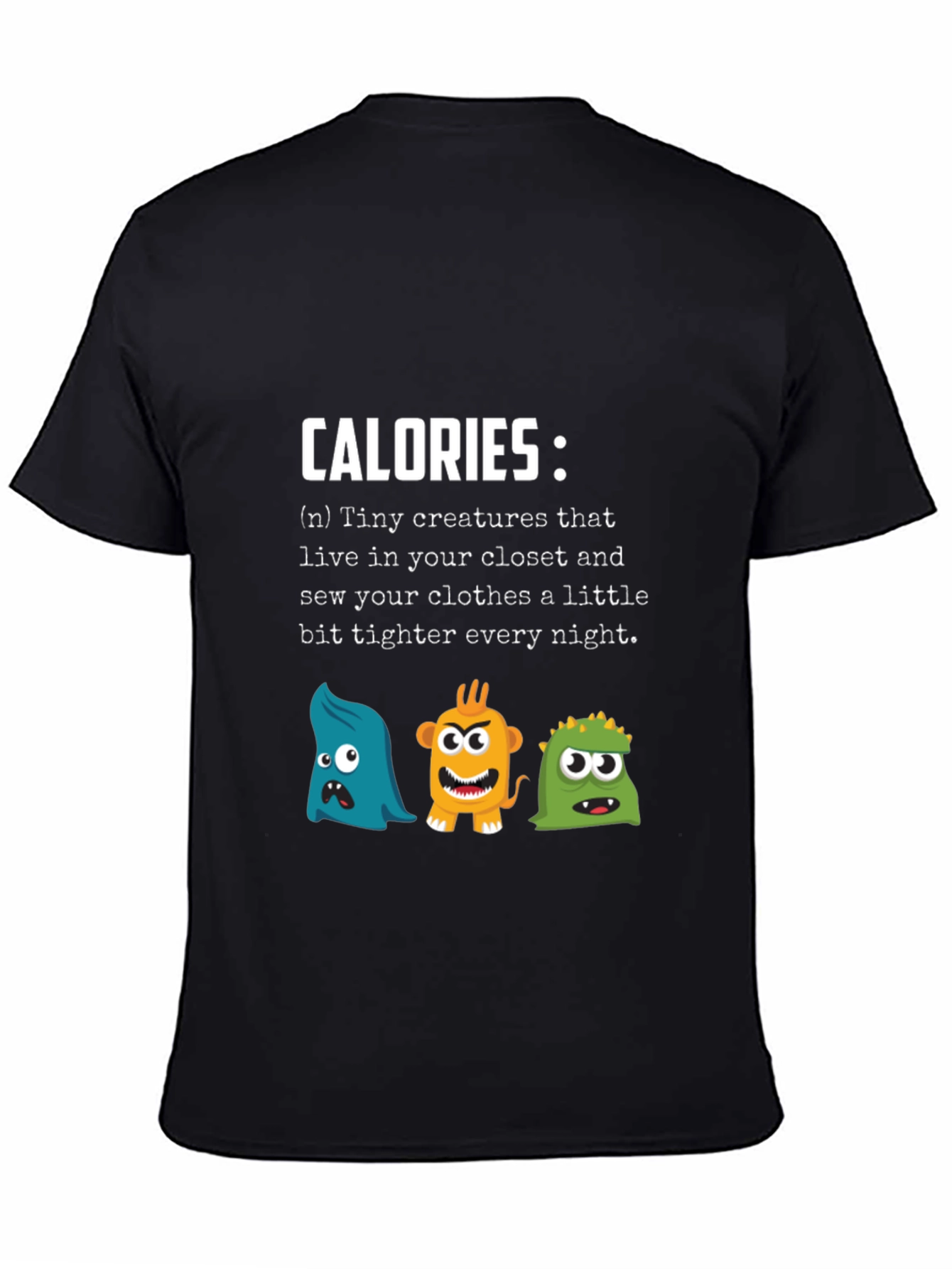 Black Calories Tiny Creatures Graphic Tee view 4
