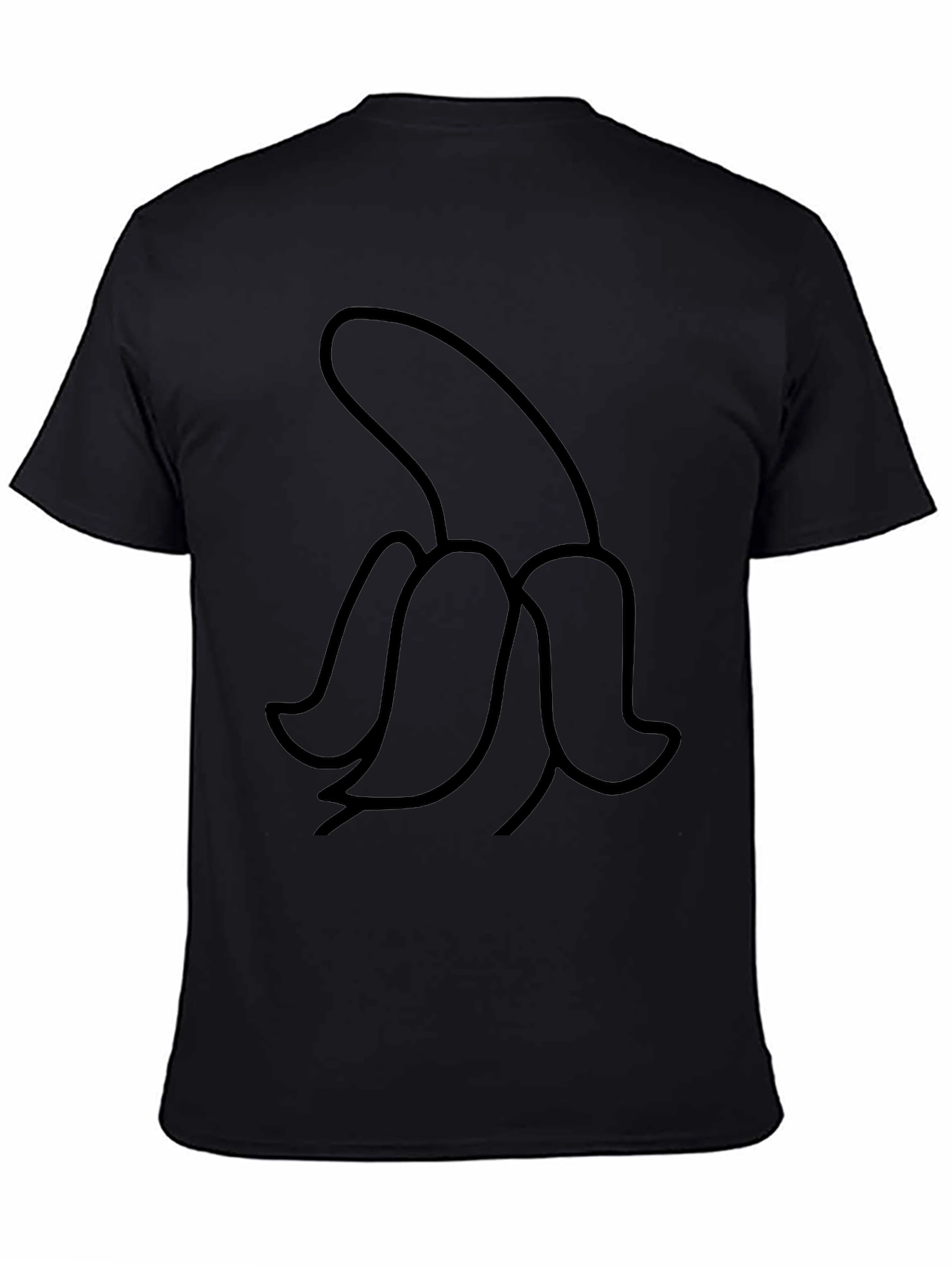 Black Banana Graphic T-Shirt - Black view 4