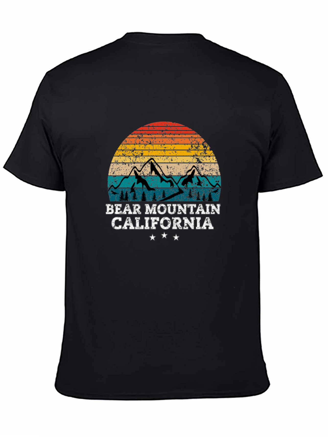 Black Bear Mountain California T-Shirt, Graphic Tee view 4