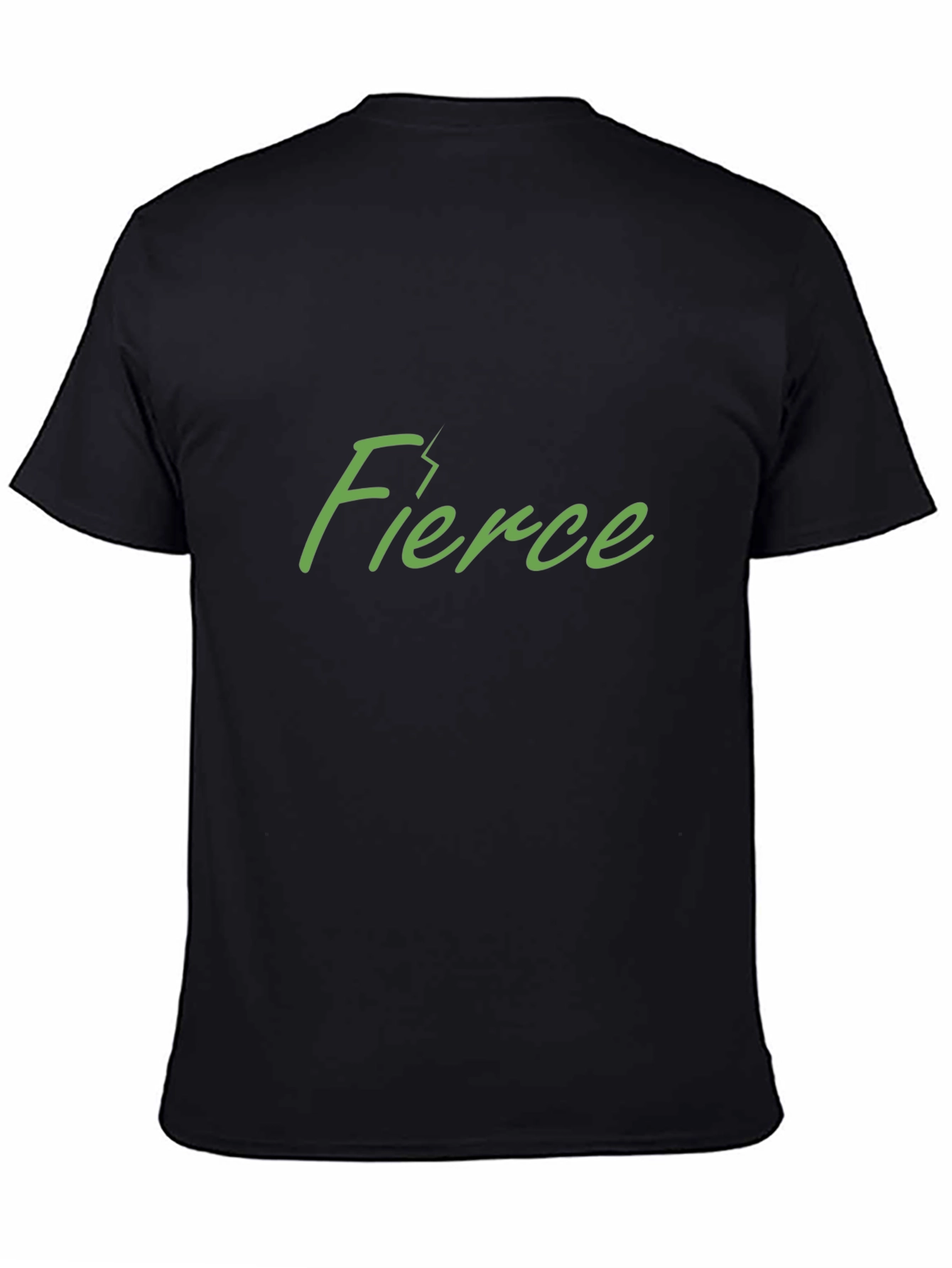 Black Fierce Graphic Tee - Stylish Black Cotton T-Shirt view 4