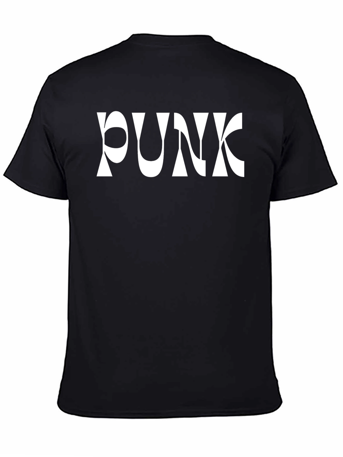 Black Punk Graphic Tee - Bold Statement Shirt view 4