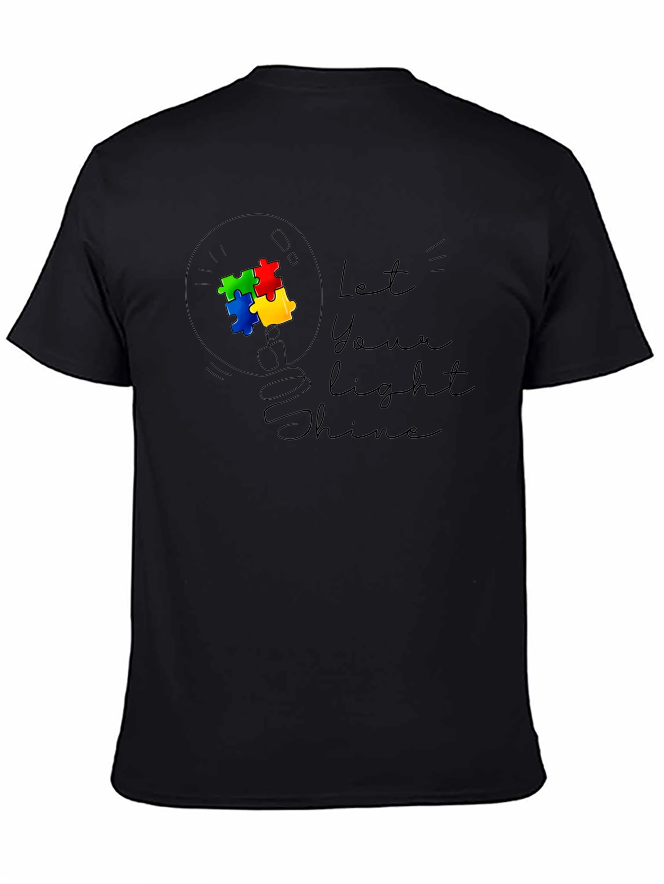 Autism Awareness T-Shirt - Let Your Light Shine - 4