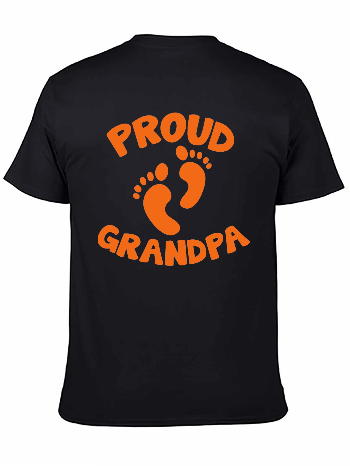 Black Proud Grandpa T-Shirt - Father's Day Gift view 4