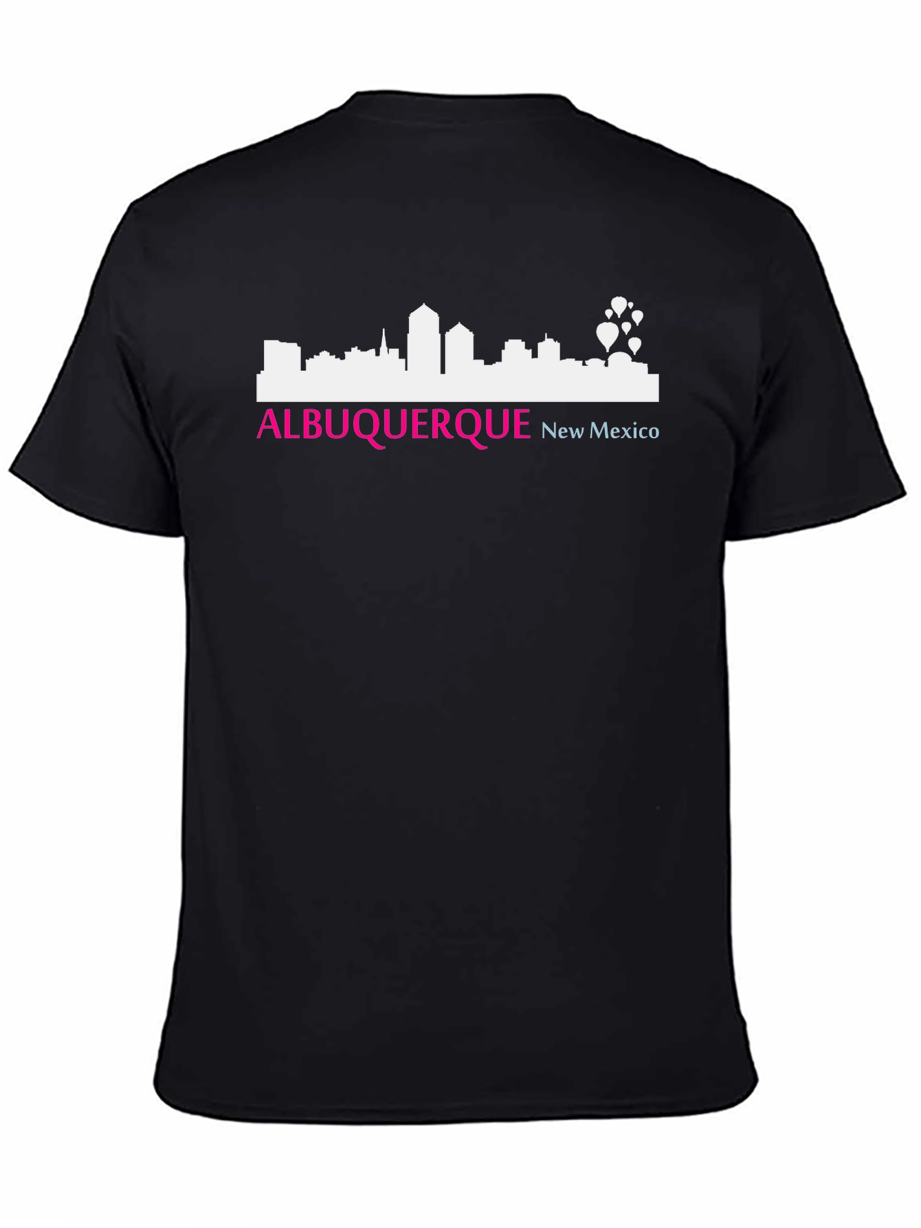Albuquerque New Mexico Skyline Graphic T-Shirt - 4