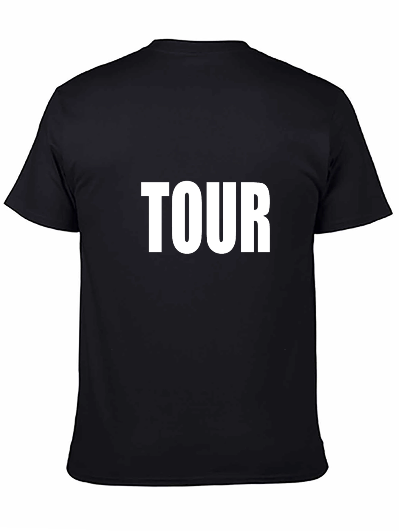 Black Men's Black Tour T-Shirt view 4