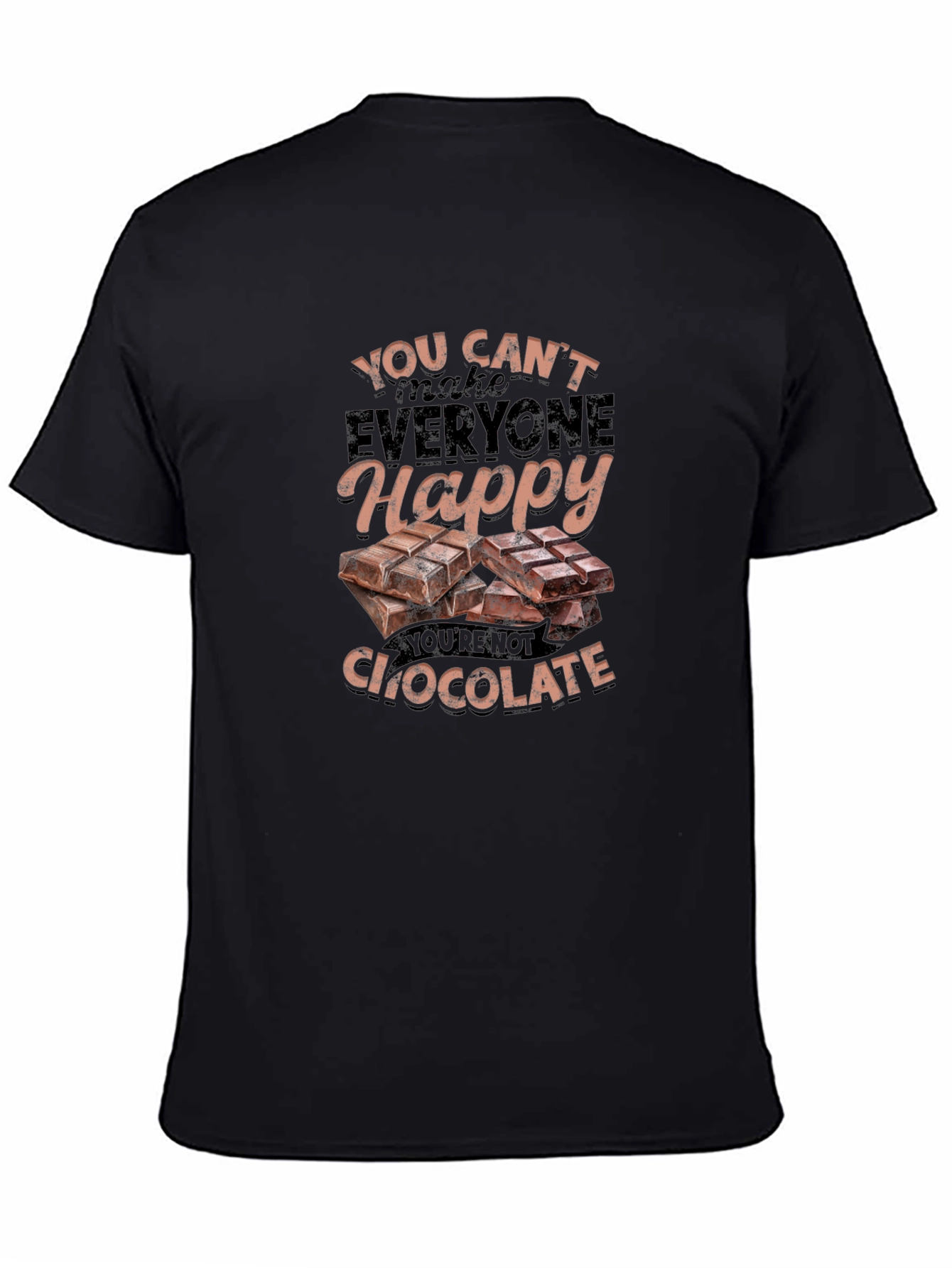 Black Chocolate Lover Graphic T-Shirt view 4