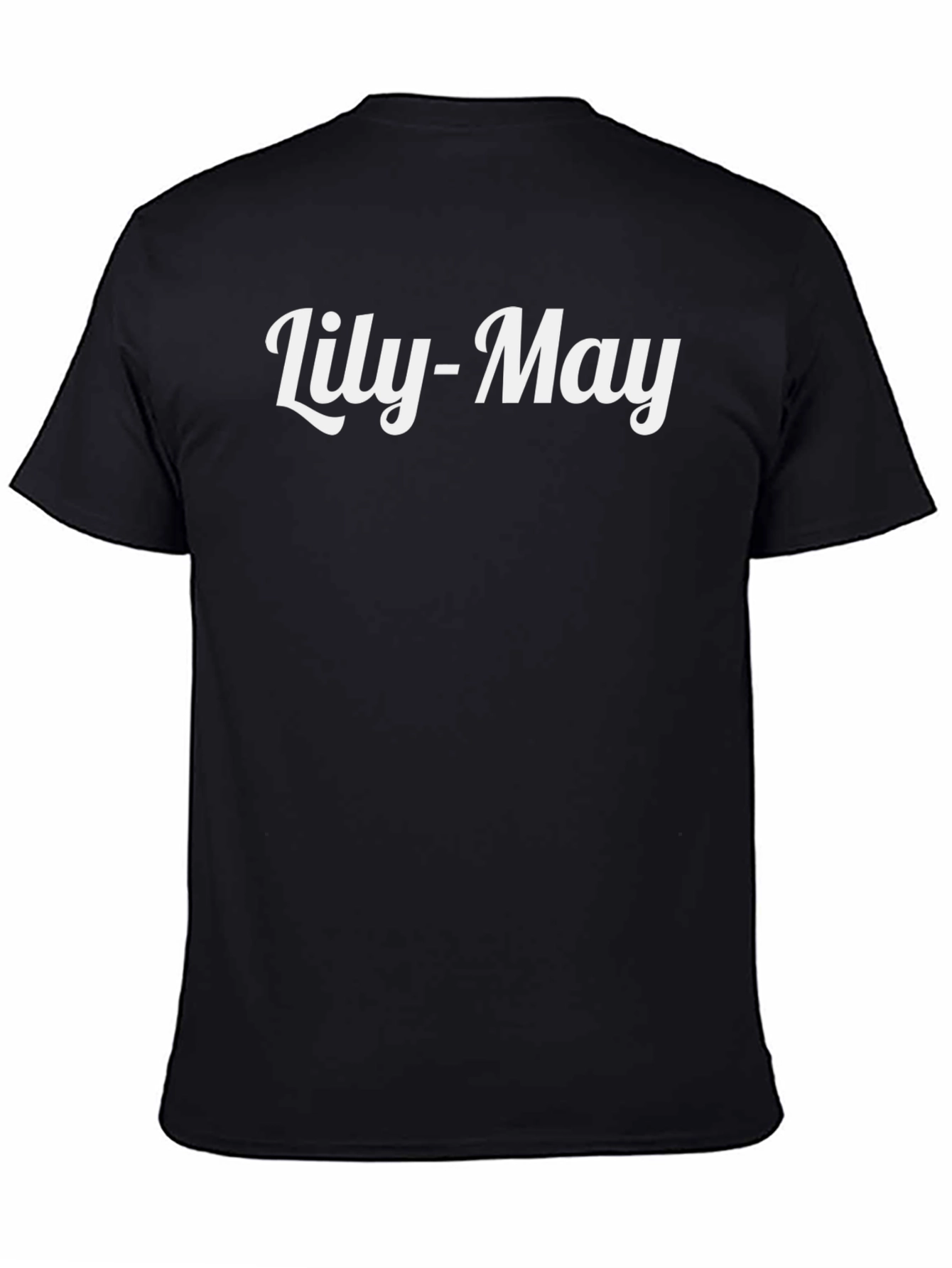 Black Lily-May Black Cotton Blend T-Shirt view 4
