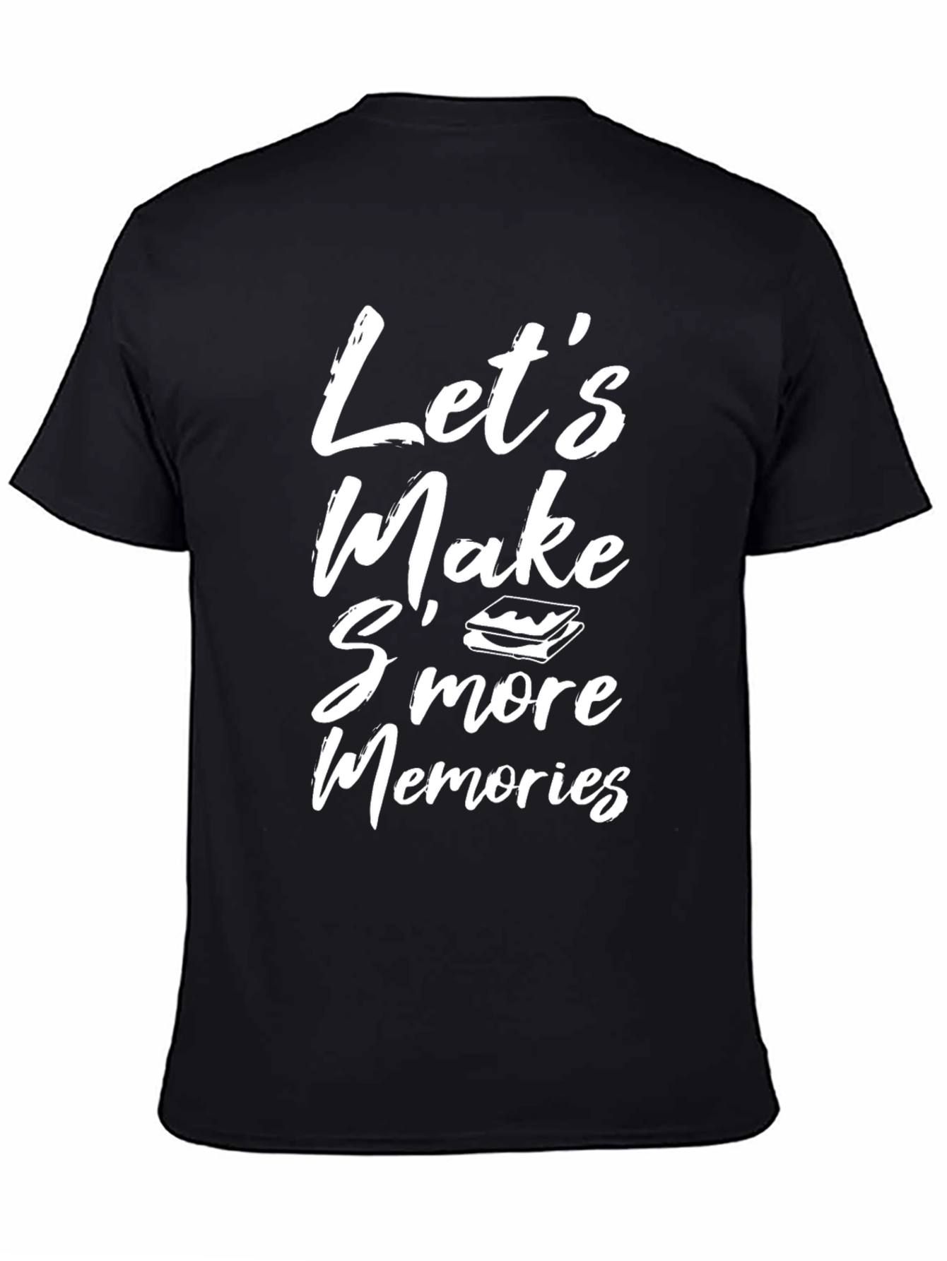 Black S'more Memories Black Graphic T-Shirt view 4
