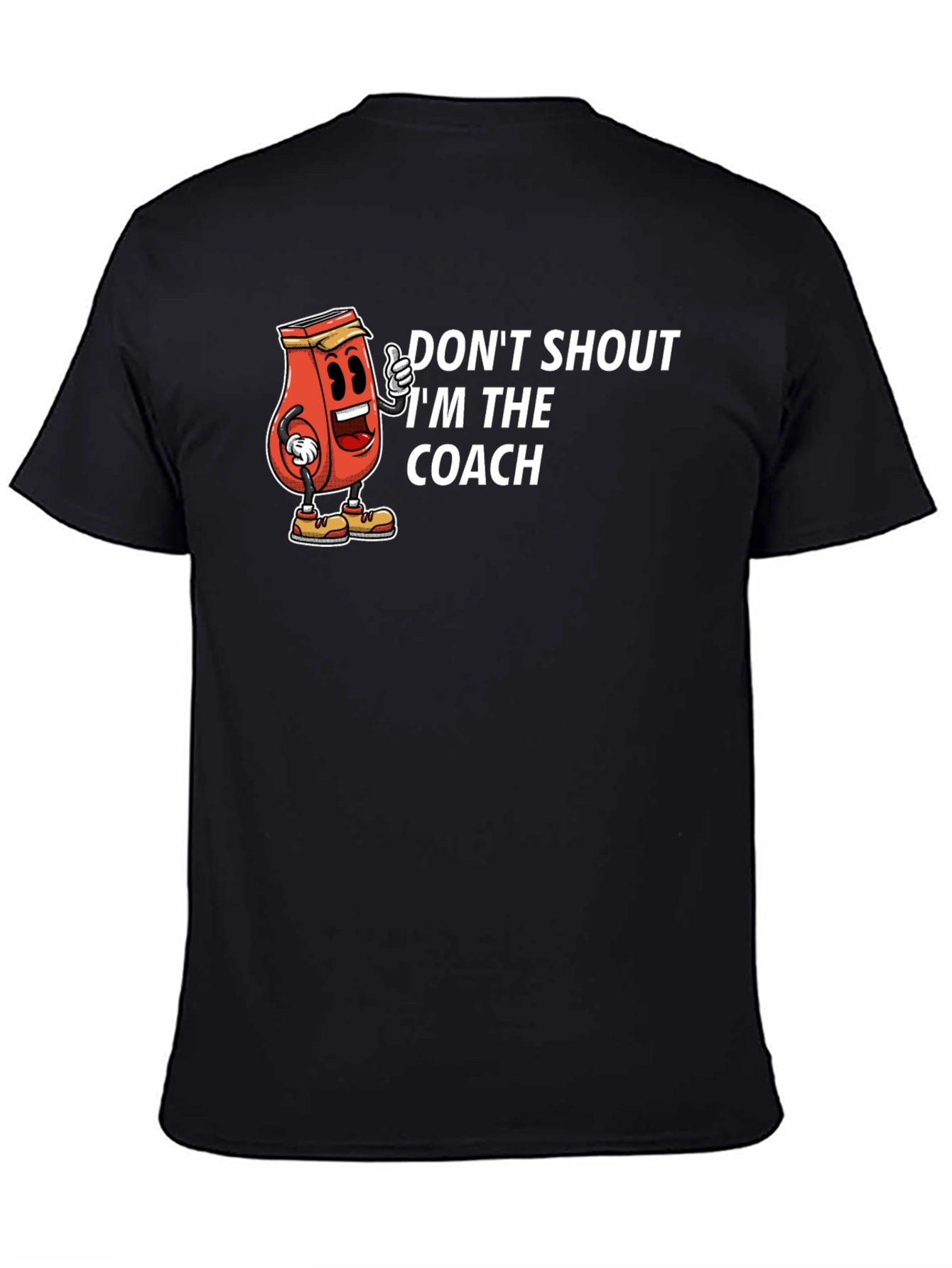 Black Don't Shout I'm The Coach T-Shirt view 4
