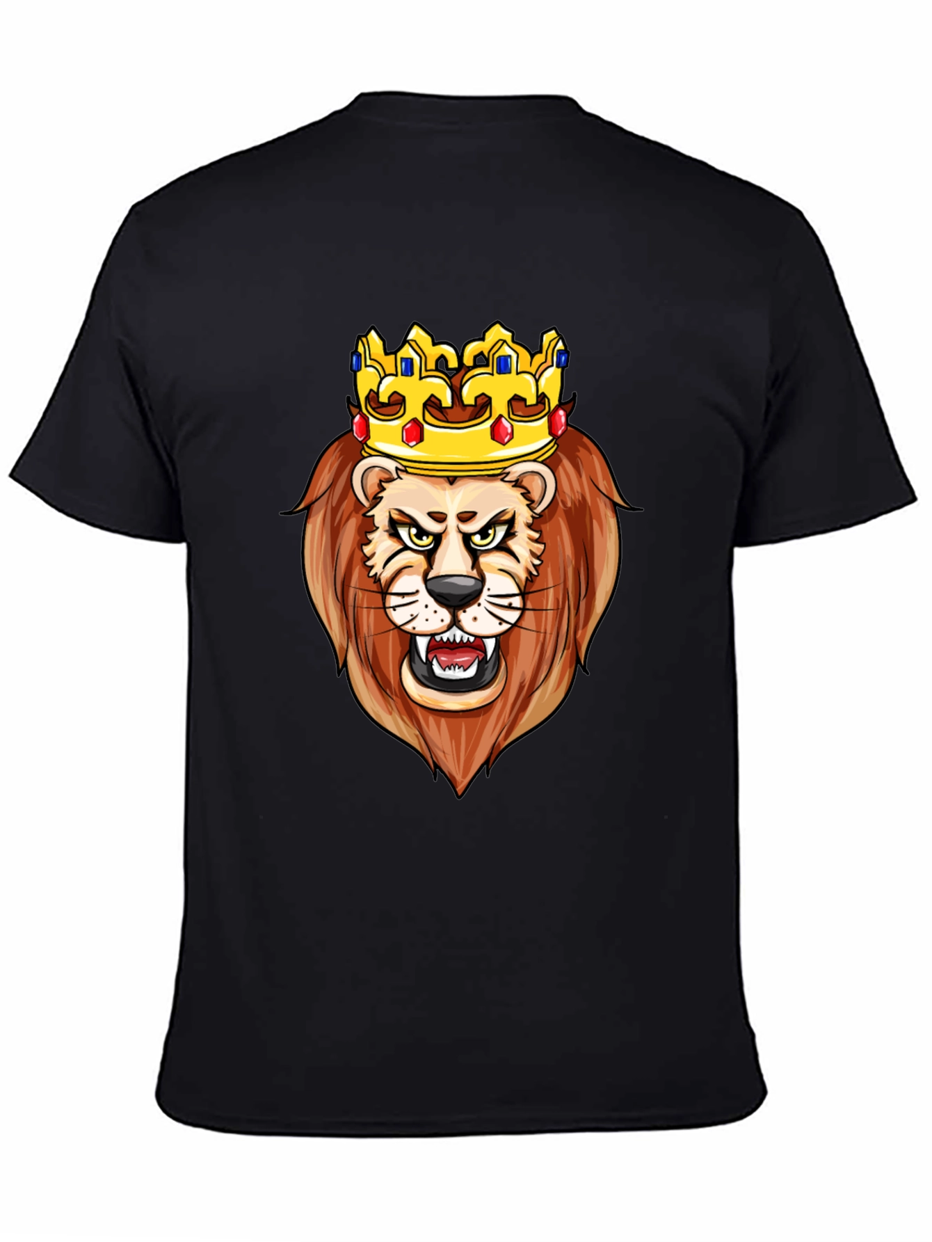 Black Lion King Graphic T-Shirt view 4