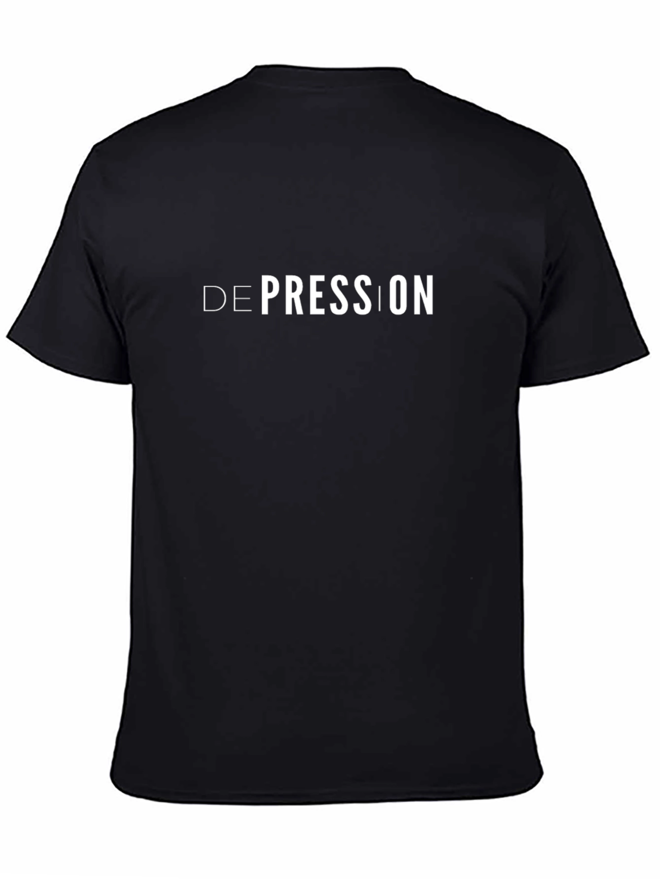 Black Depression Graphic Tee - Stylish Comfort view 4
