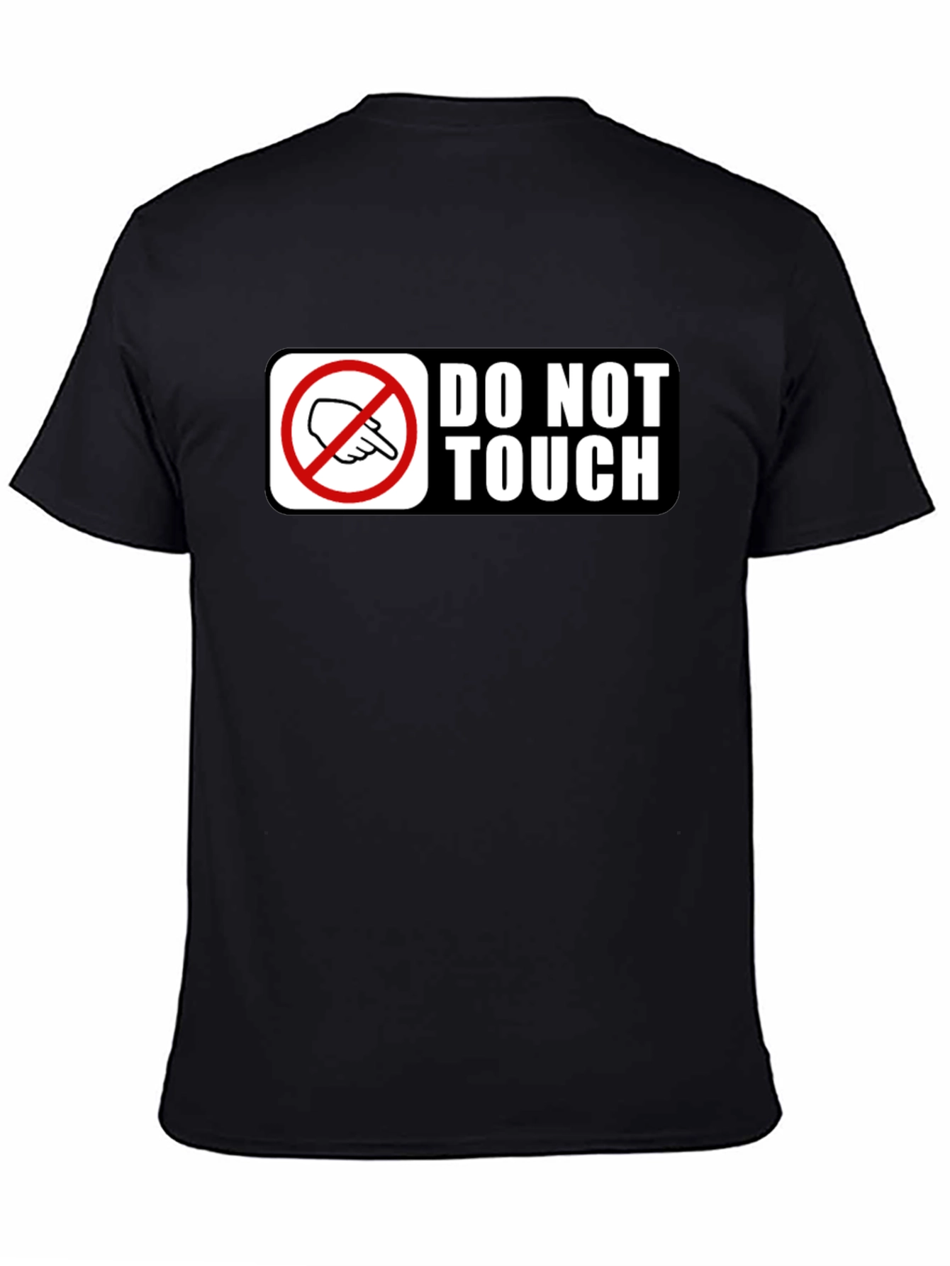 Black Do Not Touch Graphic T-Shirt view 4