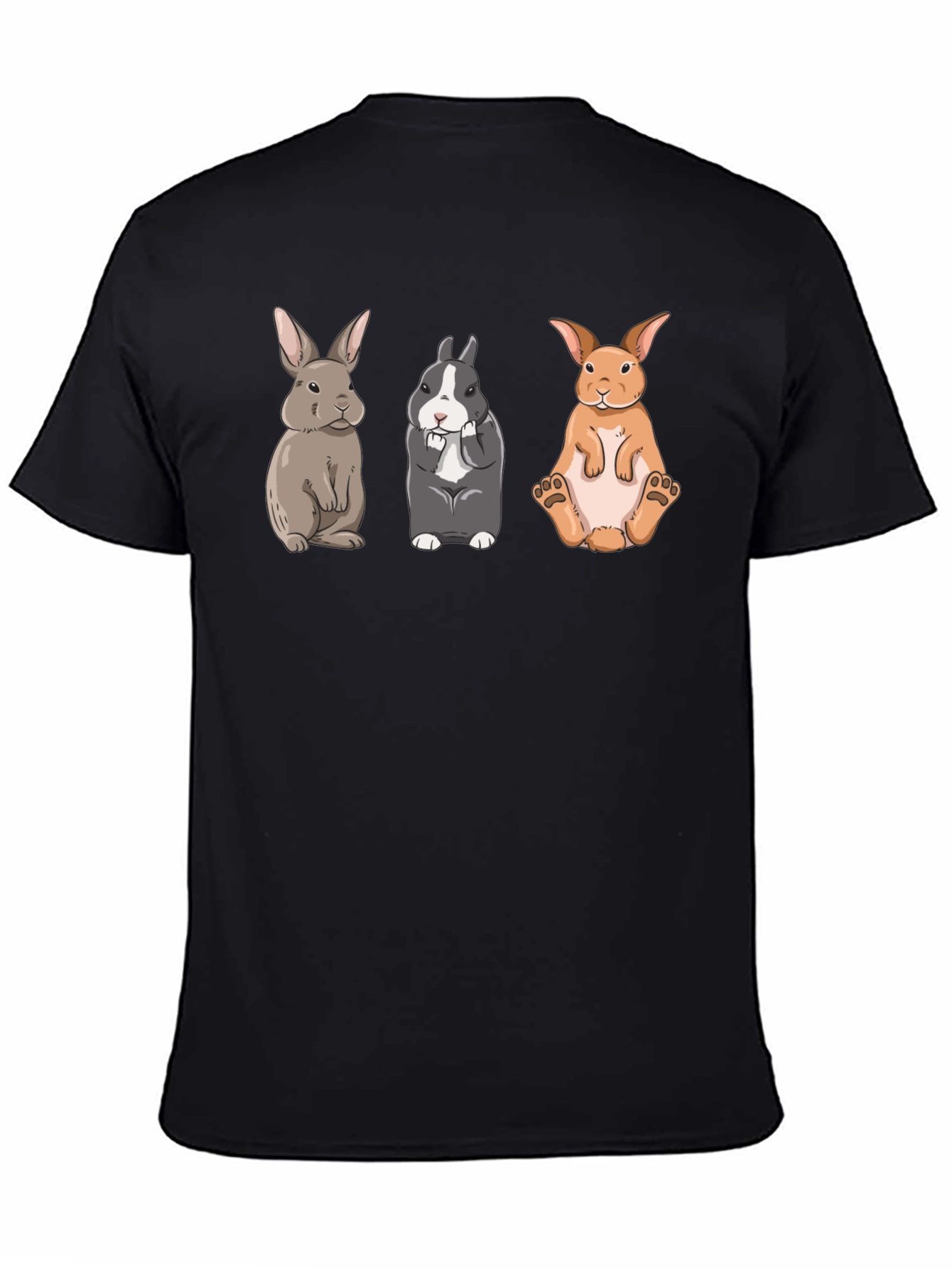 Black Rabbit Trio Graphic Tee view 4