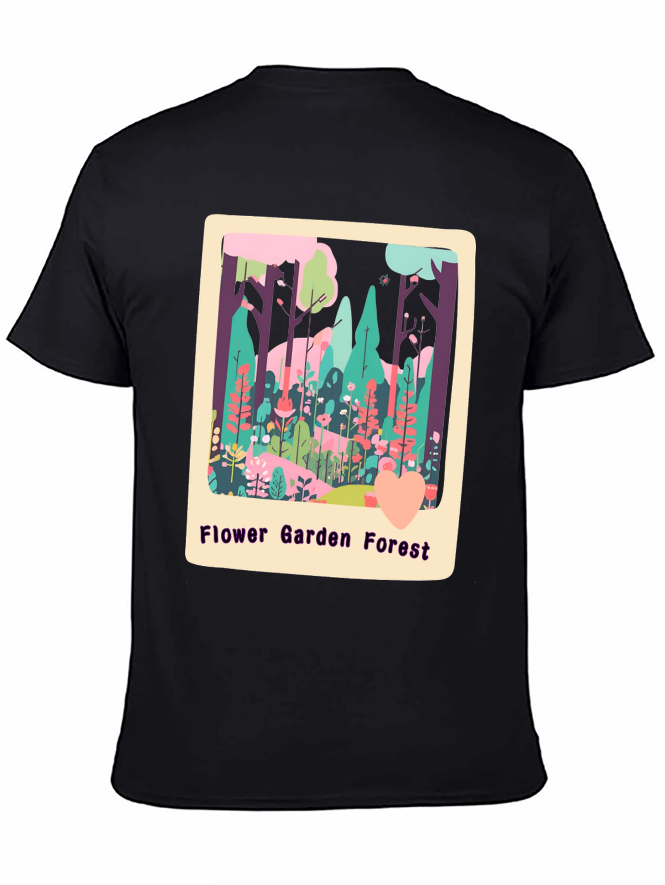 Flower Garden Forest Graphic Tee - 4