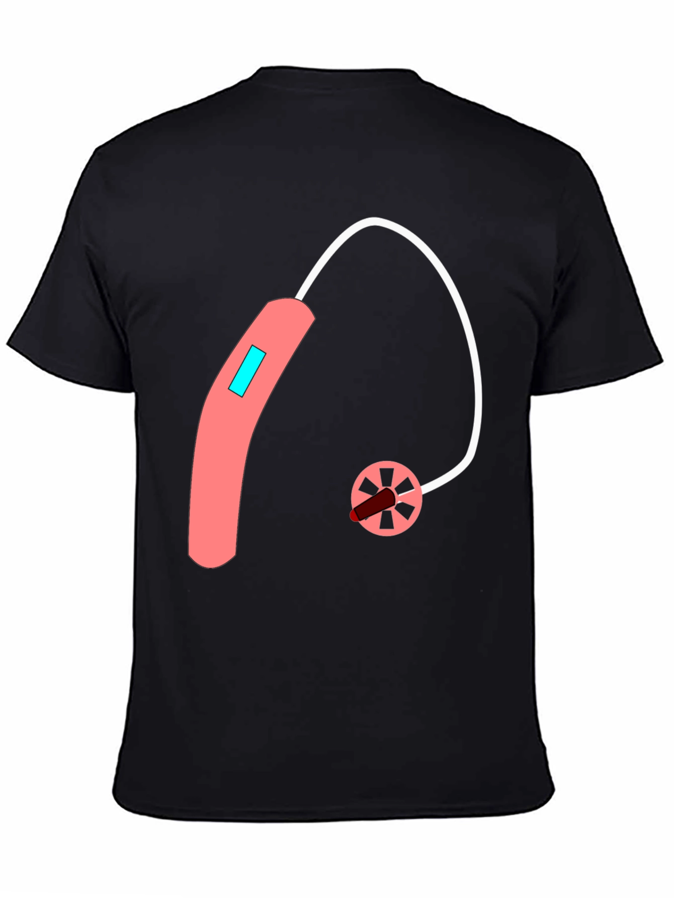 Hearing Aid Graphic Tee - Unique Design - 4