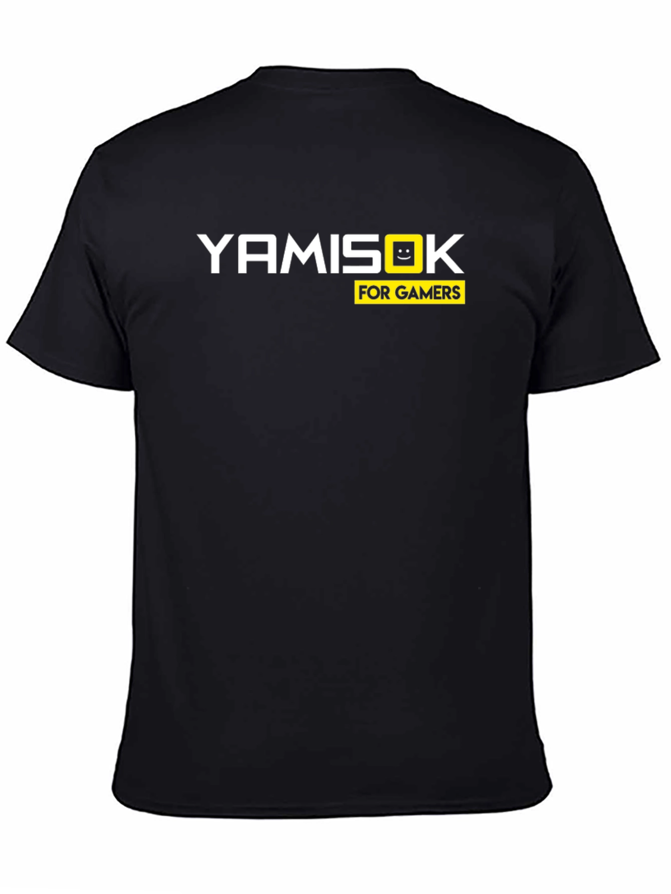 Black Yamisok For Gamers Black T-Shirt view 4