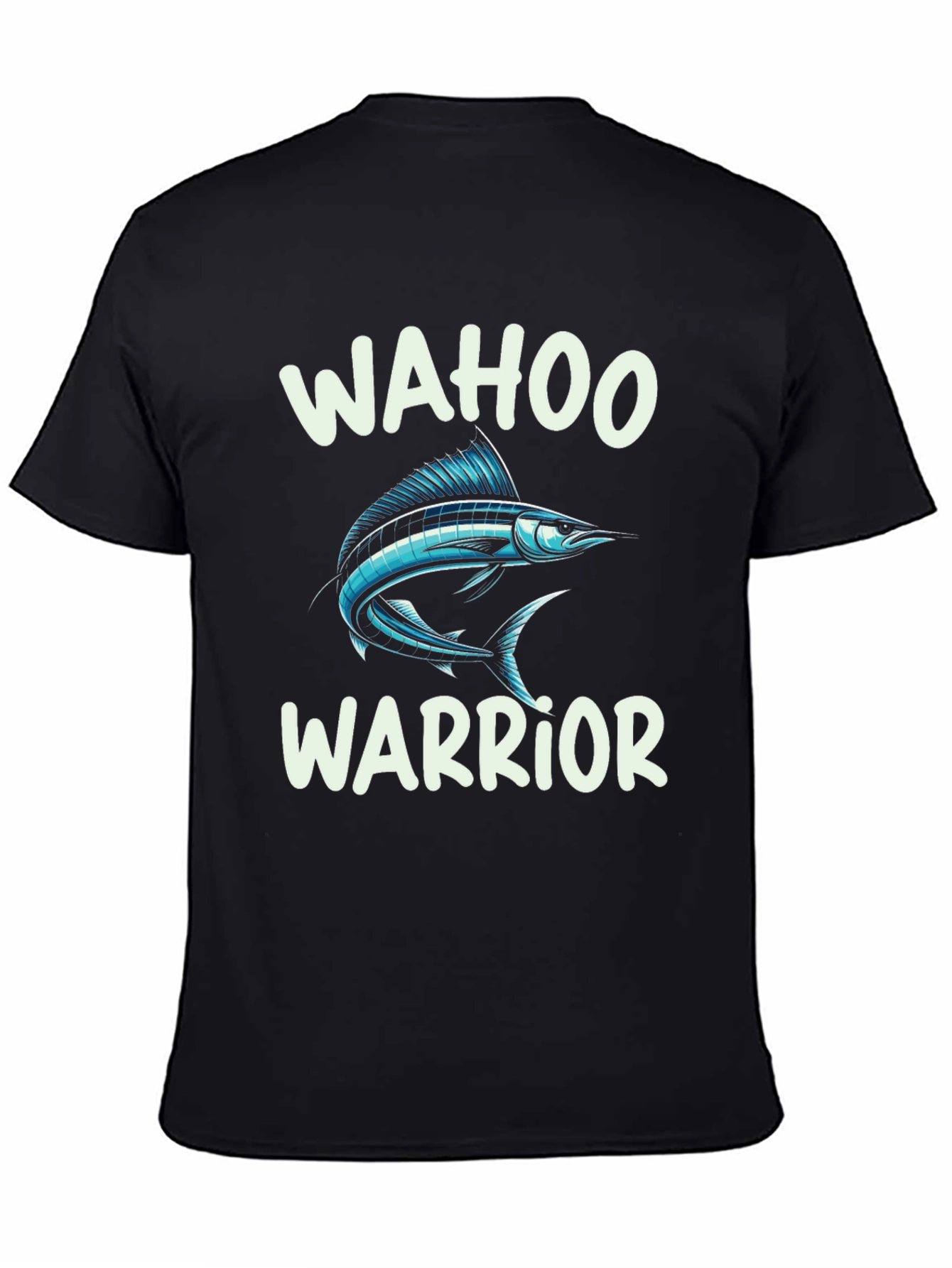 Black Wahoo Warrior Graphic T-Shirt view 4