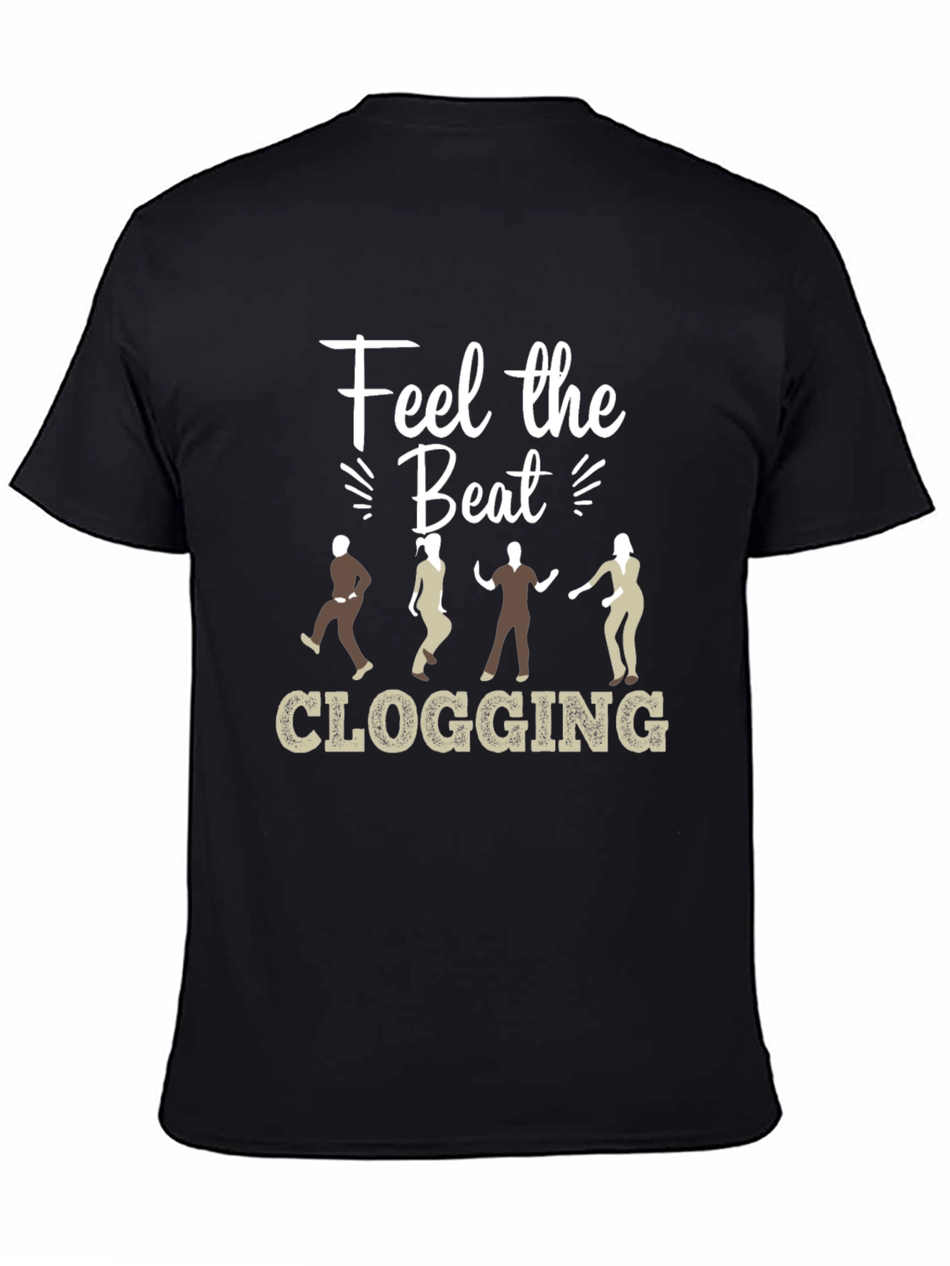 Black Feel the Beat Clogging T-Shirt view 4