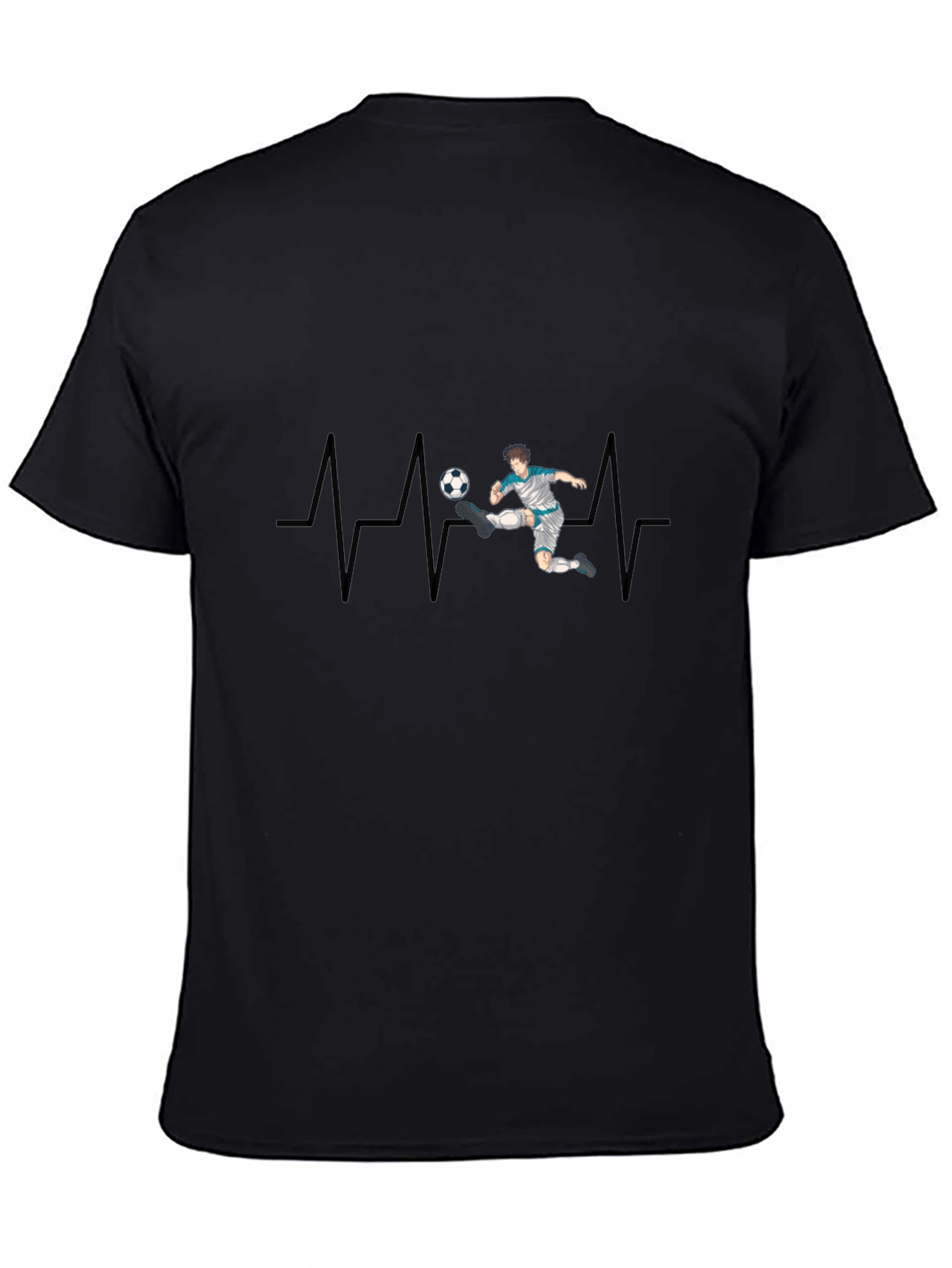 Soccer Heartbeat T-Shirt - Passionate Fan Apparel - 4