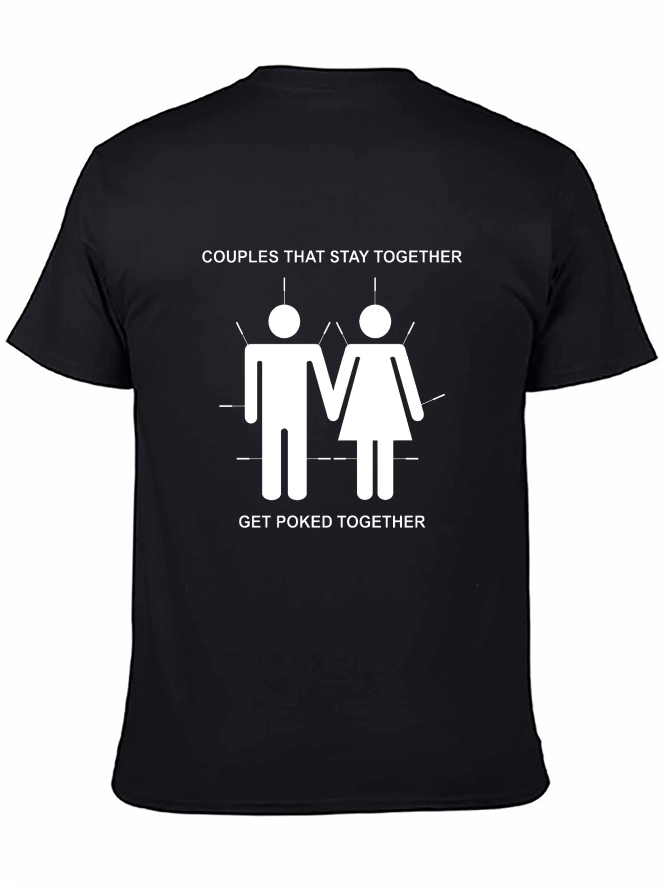 Black Couples That Stay Together Graphic T-Shirt view 4