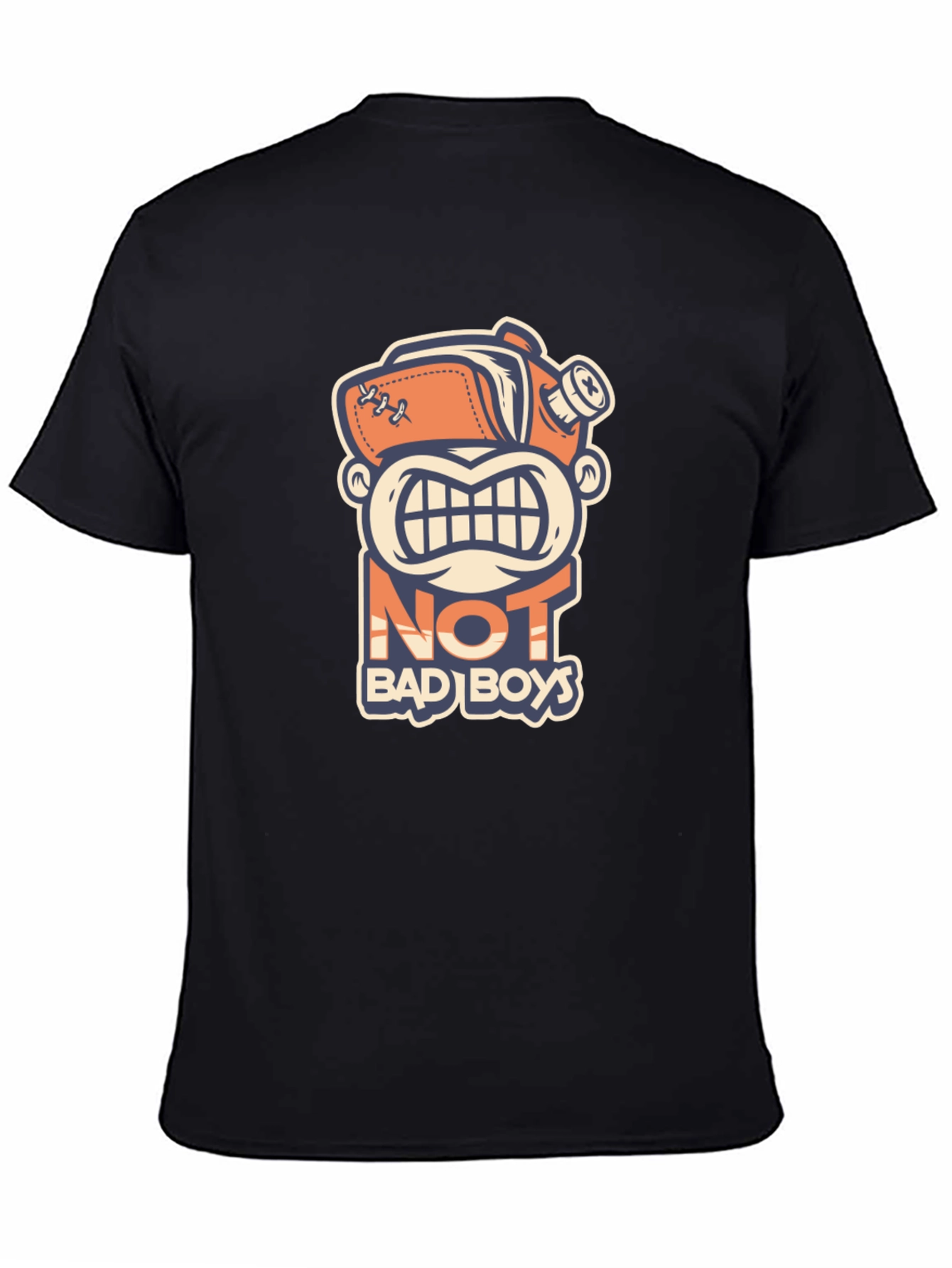 Black Not Bad Boys Graphic T-Shirt - Novelty Tee view 4