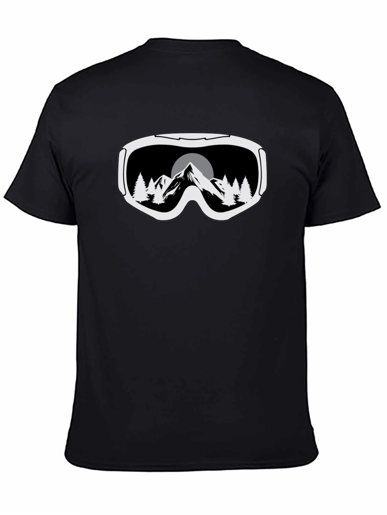 Black Mountain Goggles Graphic Tee - Black view 4