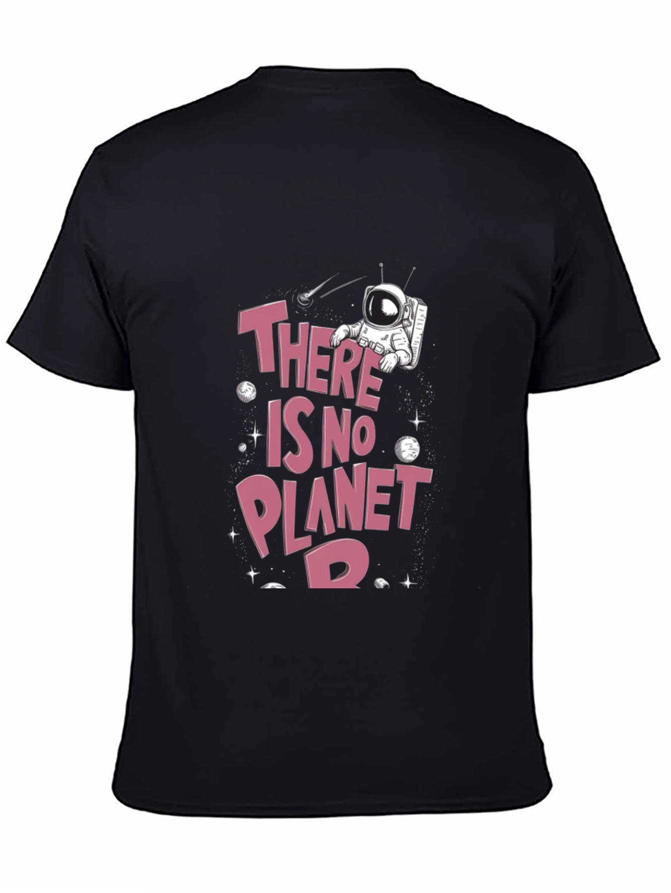 Black There Is No Planet B Graphic T-Shirt view 4