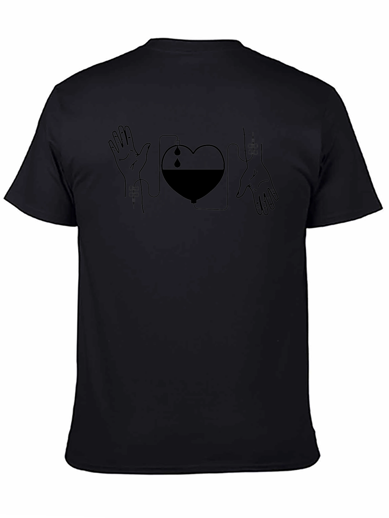 Blood Donation Heart Graphic T-Shirt - Unisex - 4